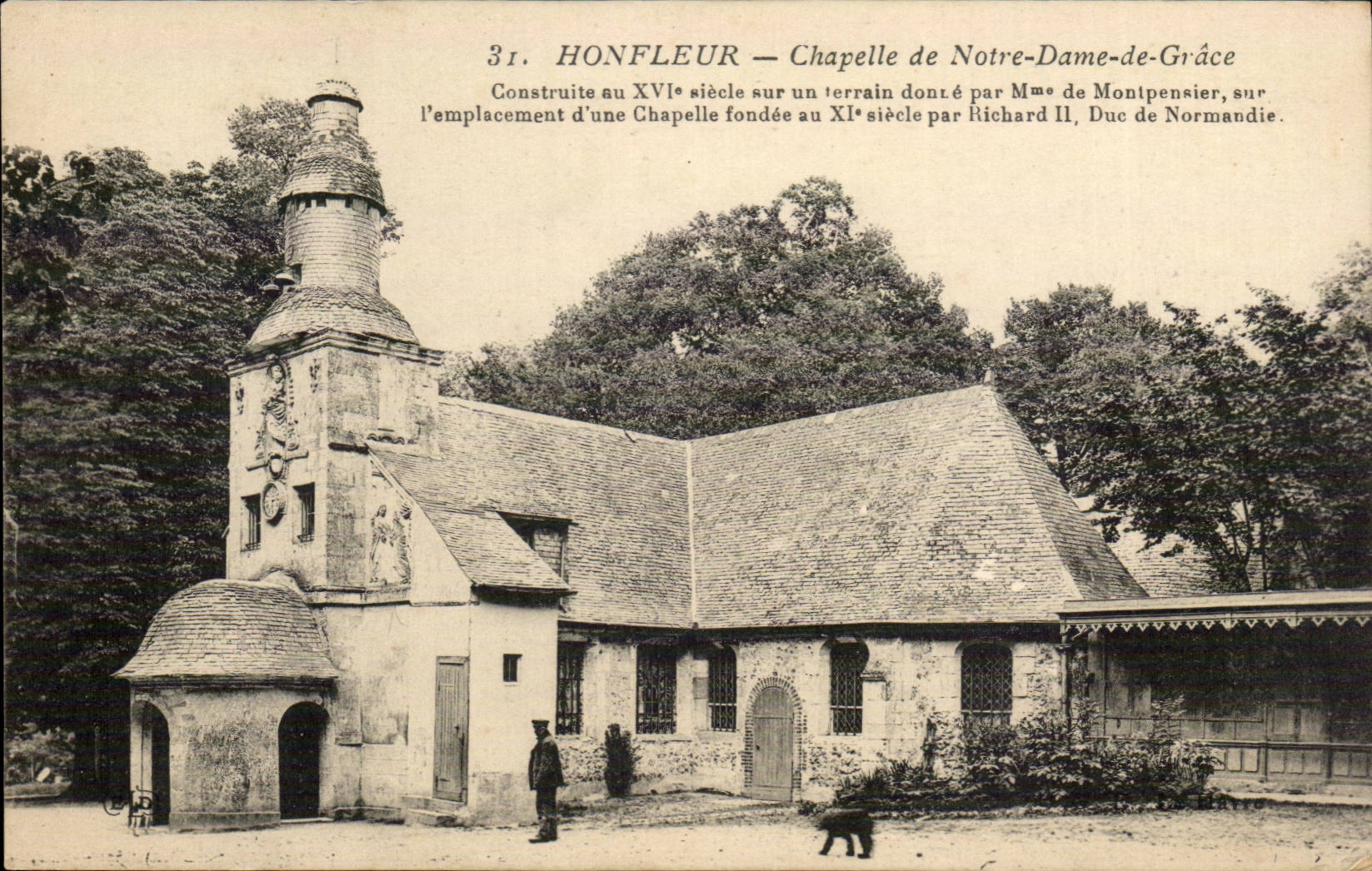 Honfleur CPA Chapelle de Notre Dame de Grace