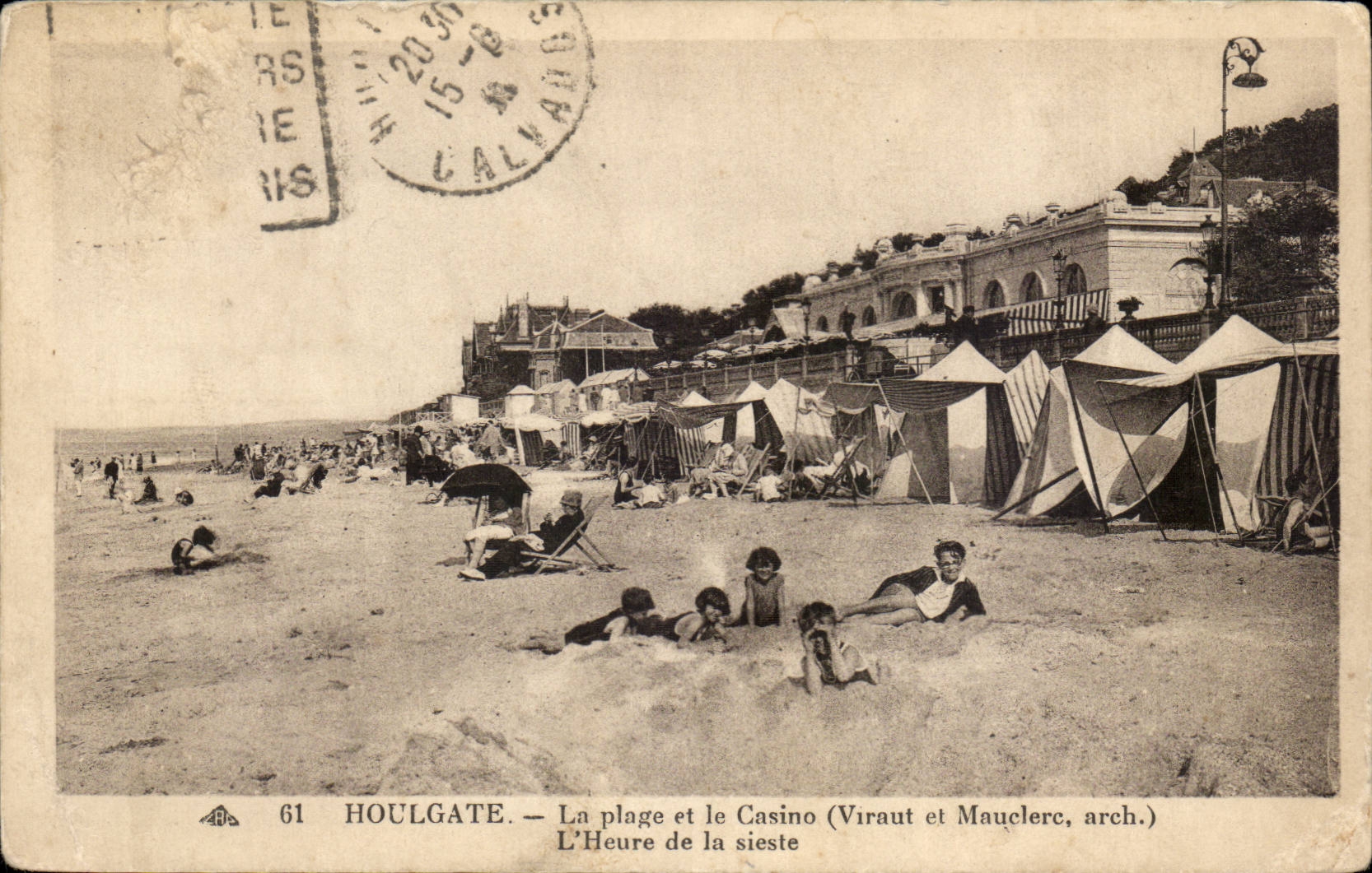 Houlgate CPA the beach and the casino the hour of the nap