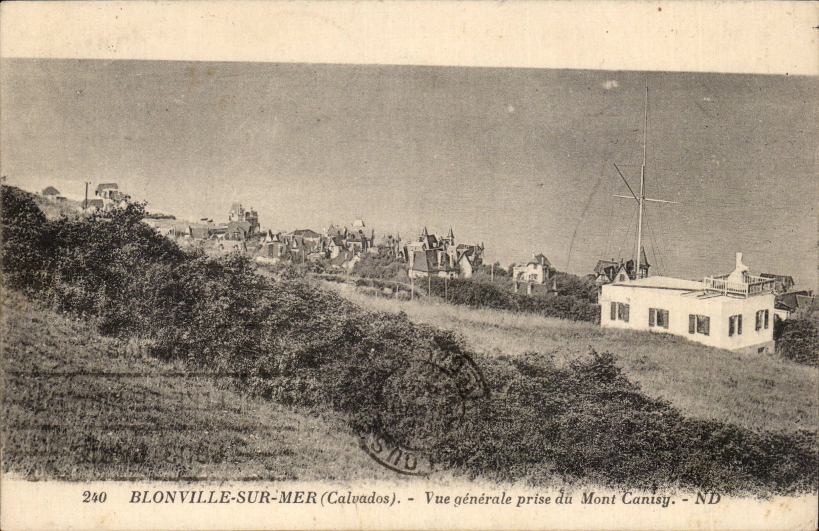 Blonville on Sea CPA View taken of the Canisy Mount