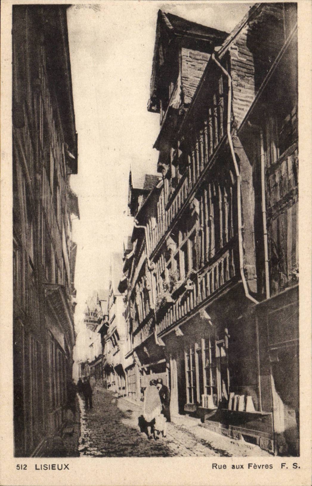 Lisieux - Strasse mit dem Boilermen - - CPA