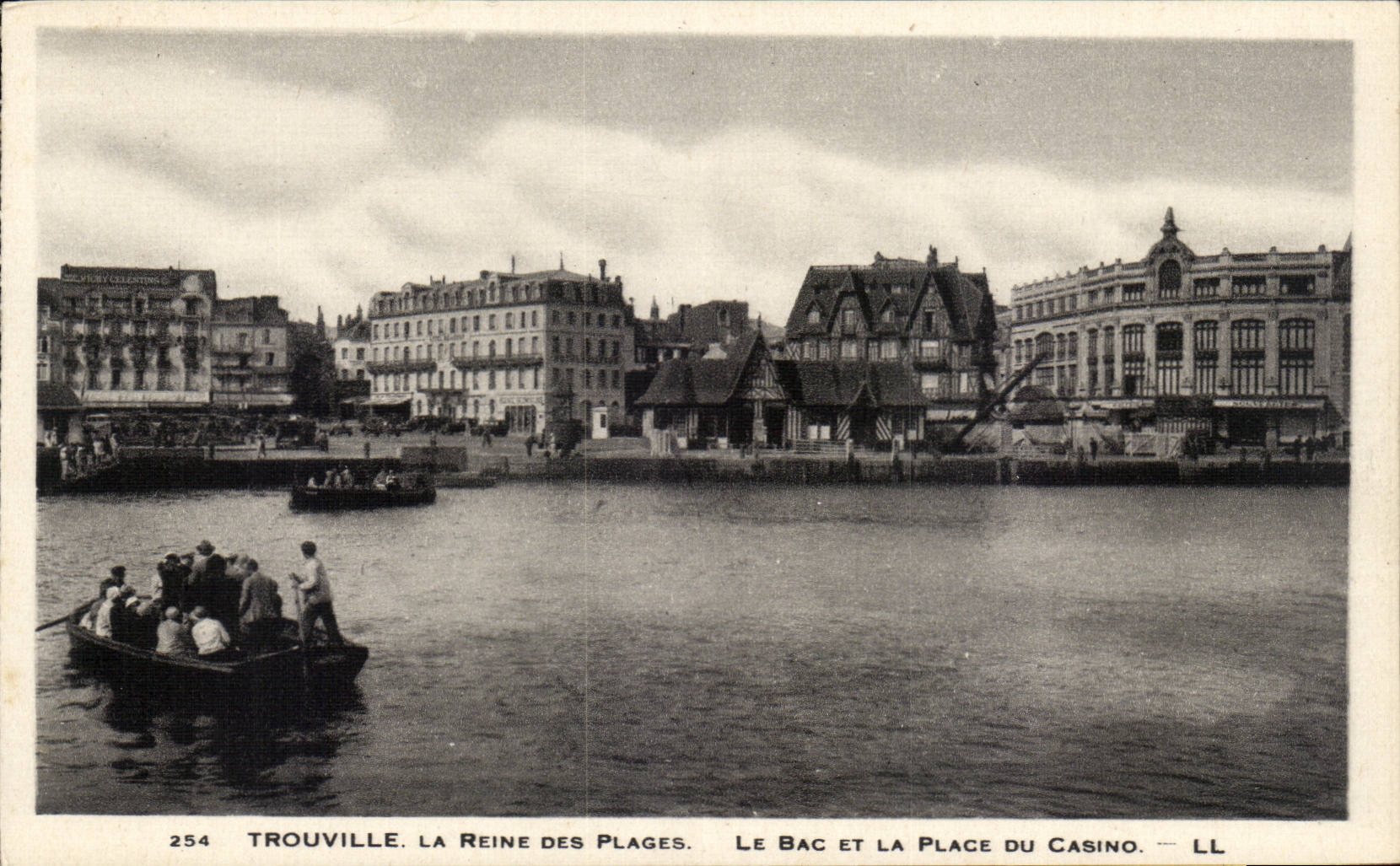 Trouville - the Queen of the Beaches - the Vat and the Place of Casino CPA