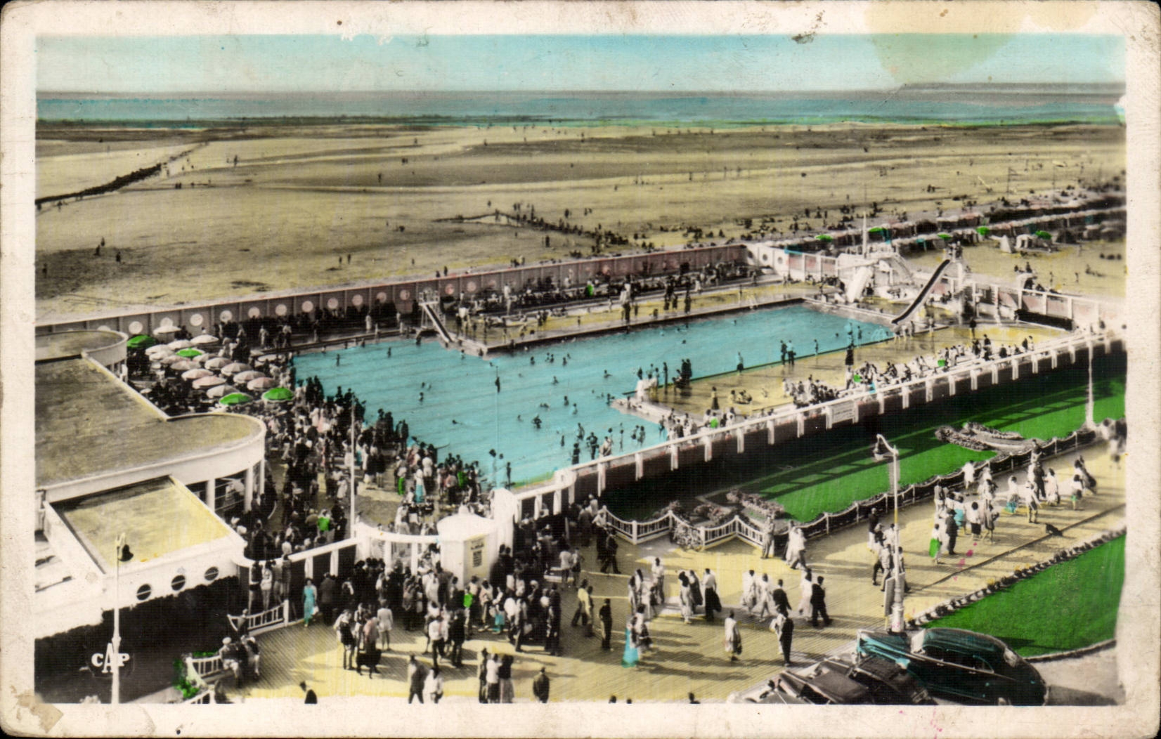 Trouville - Queen of the Beaches - the Swimming pool - CPA