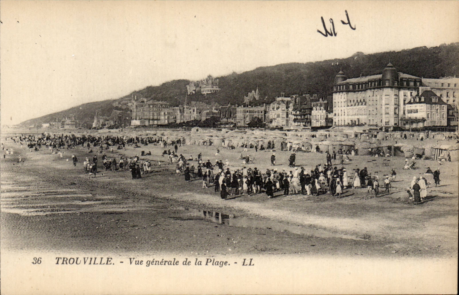Trouville - View of Beach CPA