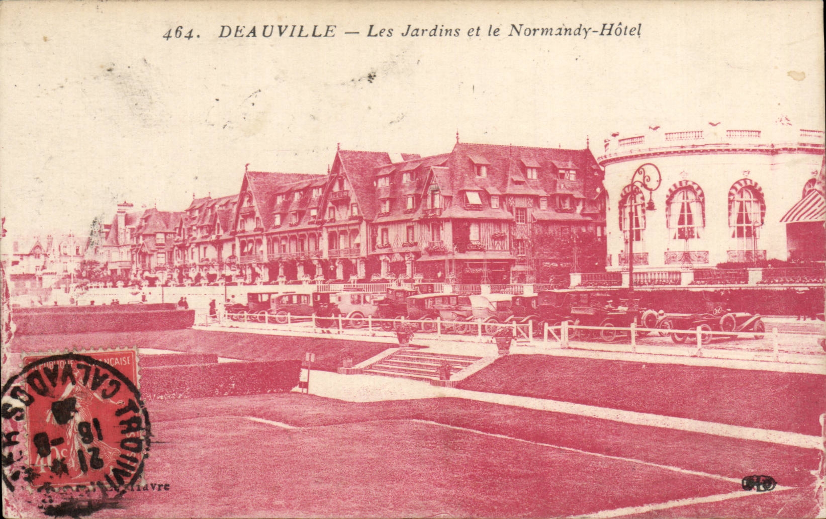 Deauville - Gardens and Normandy Hotel - CPA