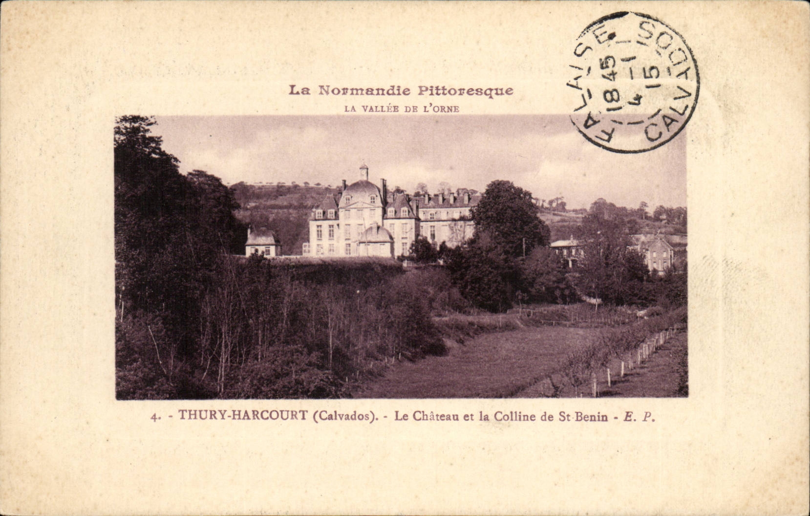 Thury Harcourt CPA the castle and hill of Benign St