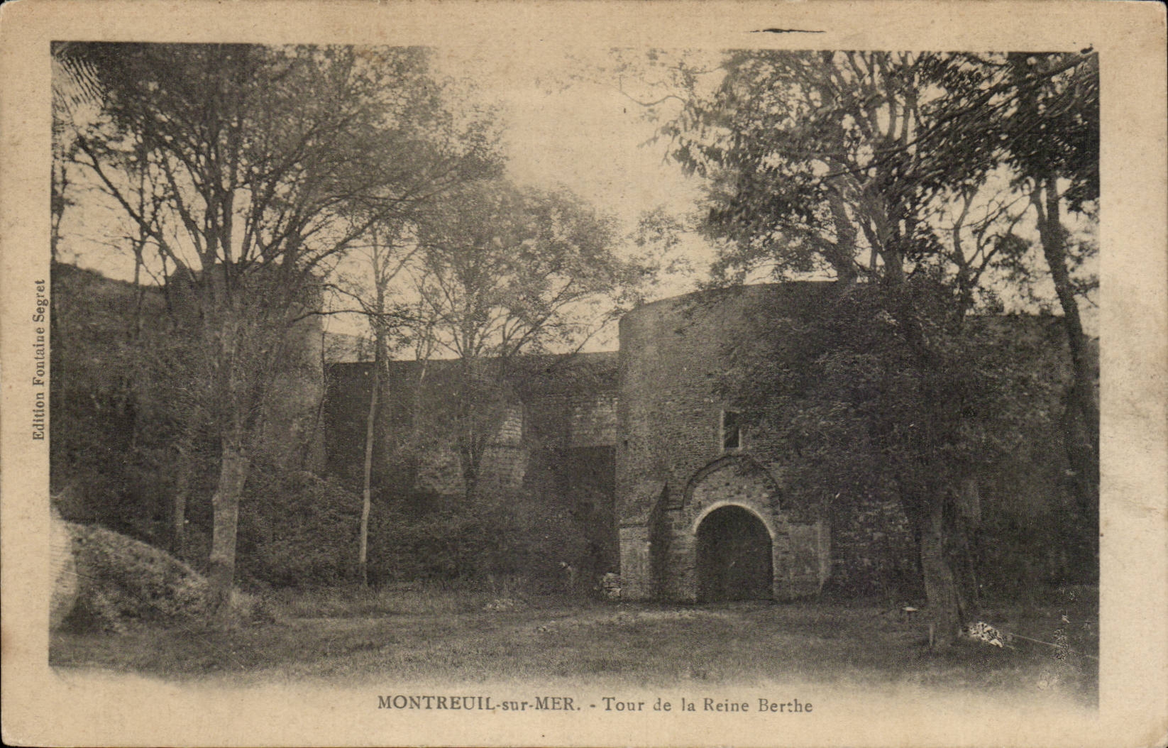 Montreuil on Sea CPA Tower of the Berthe queen