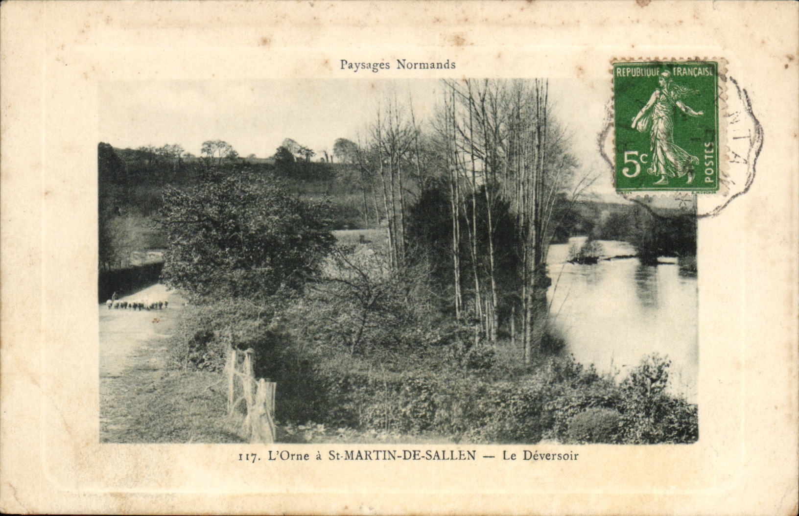 CPA the flowering ash has Saint Martin de Sallen the outfall