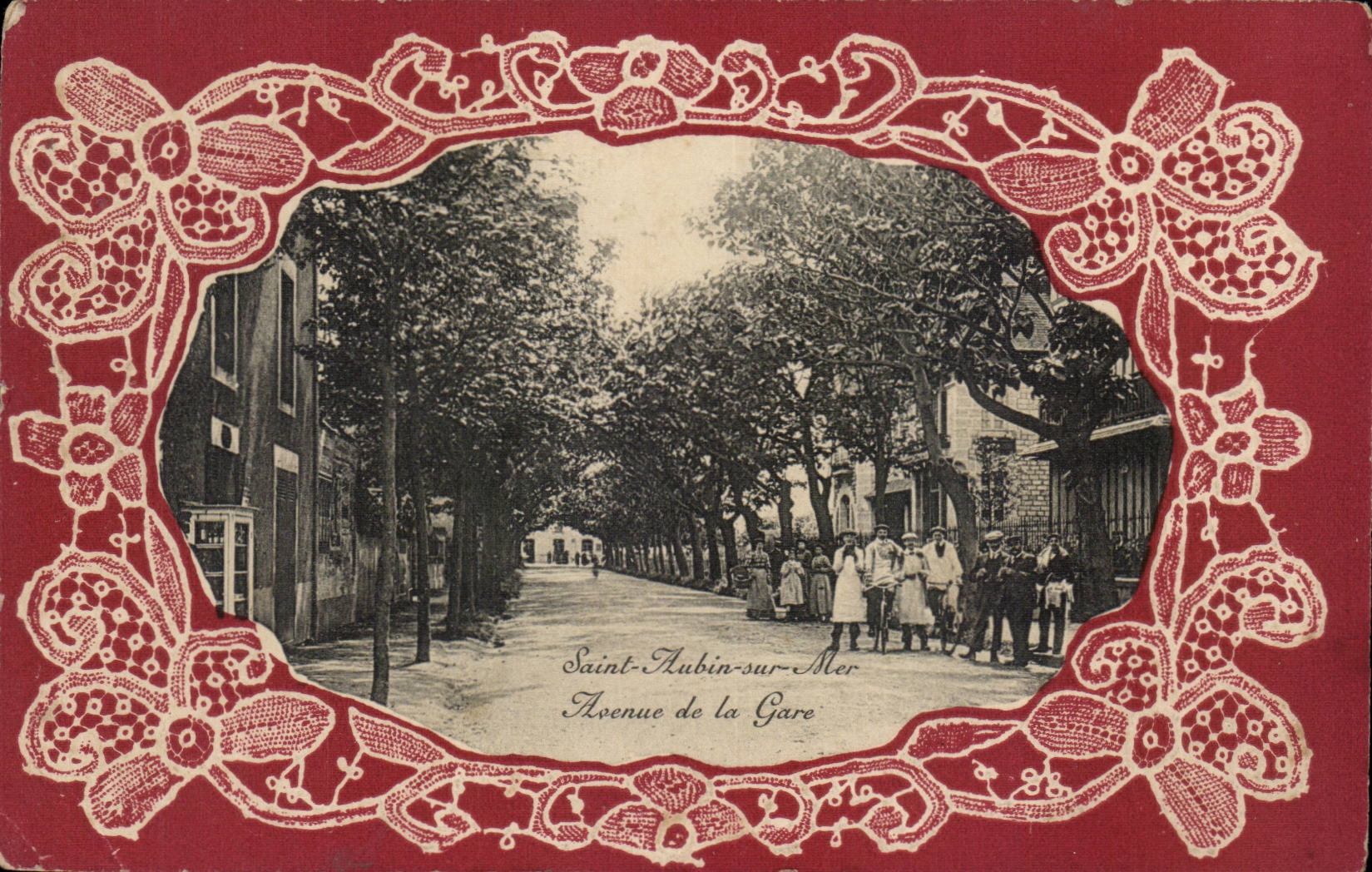 Saint aubin on Sea cPA Which occurred of the station