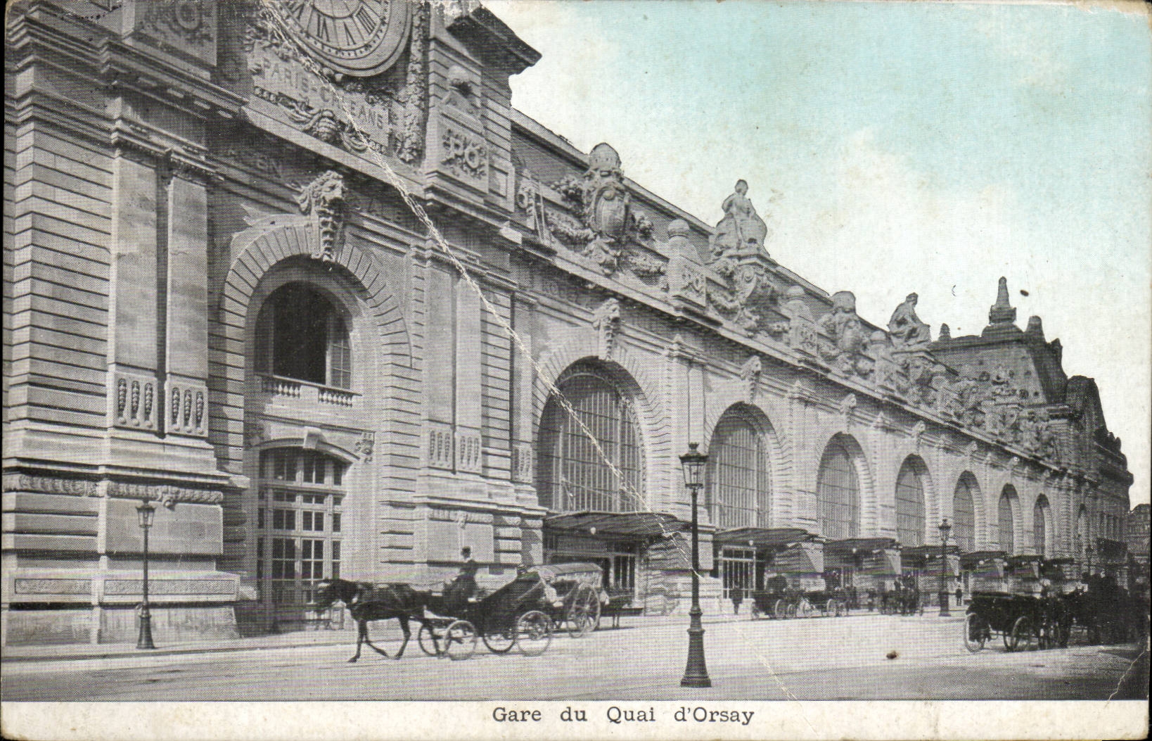 Paris CPA Parks quay of orsay