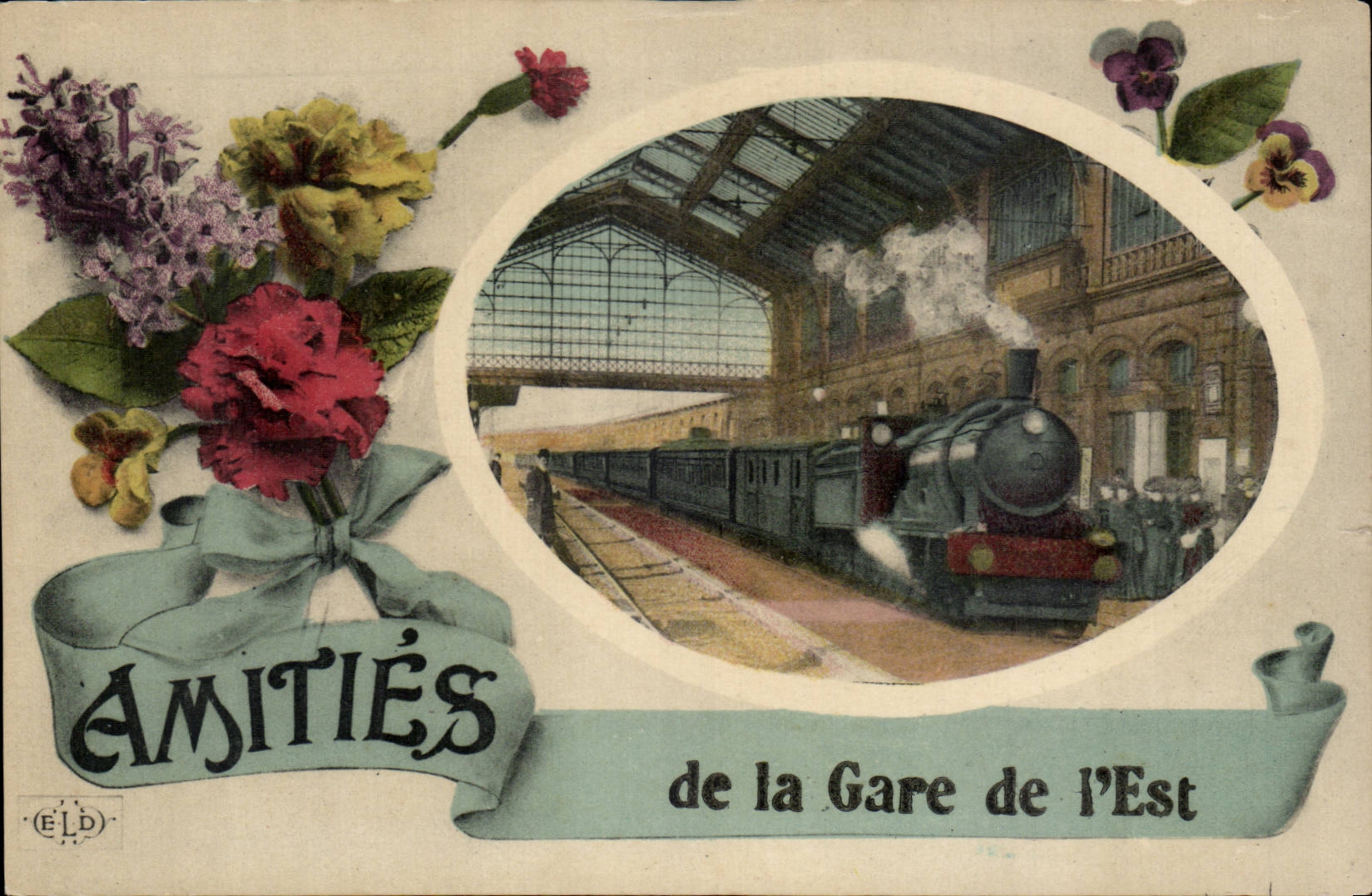 Paris CPA Gare Is (train)