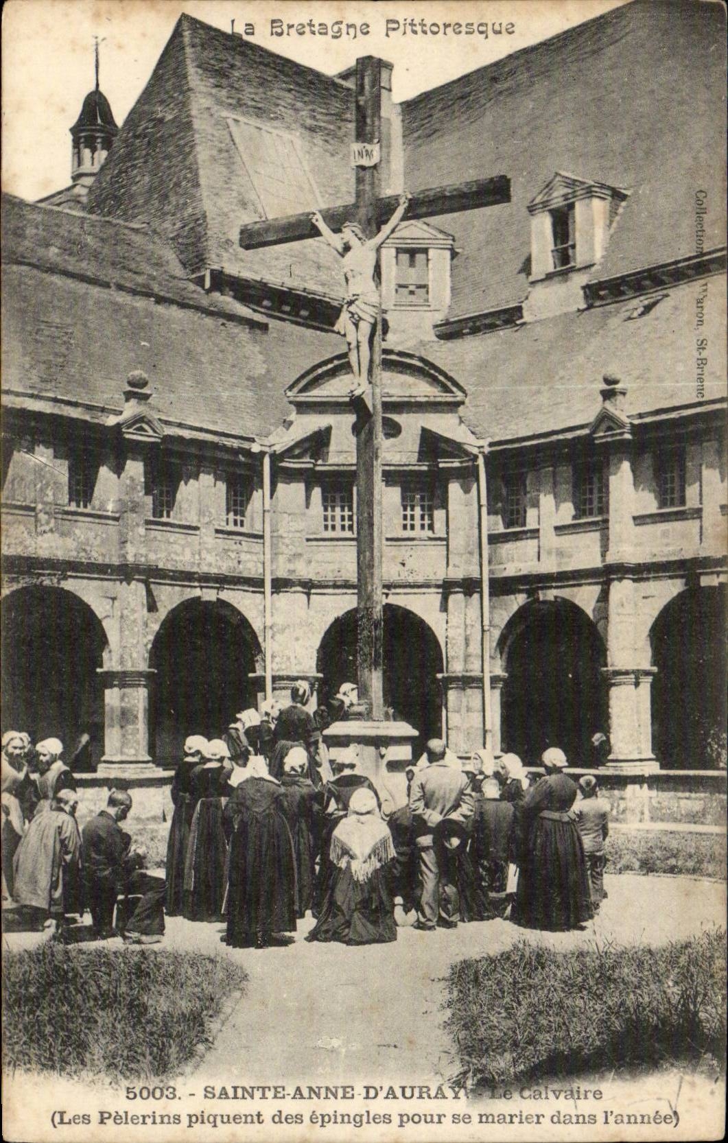 Sainte Anne d Auray CPA das Martyrium (der Pilgererstichel der Stifte zum im Jahr zu heiraten)