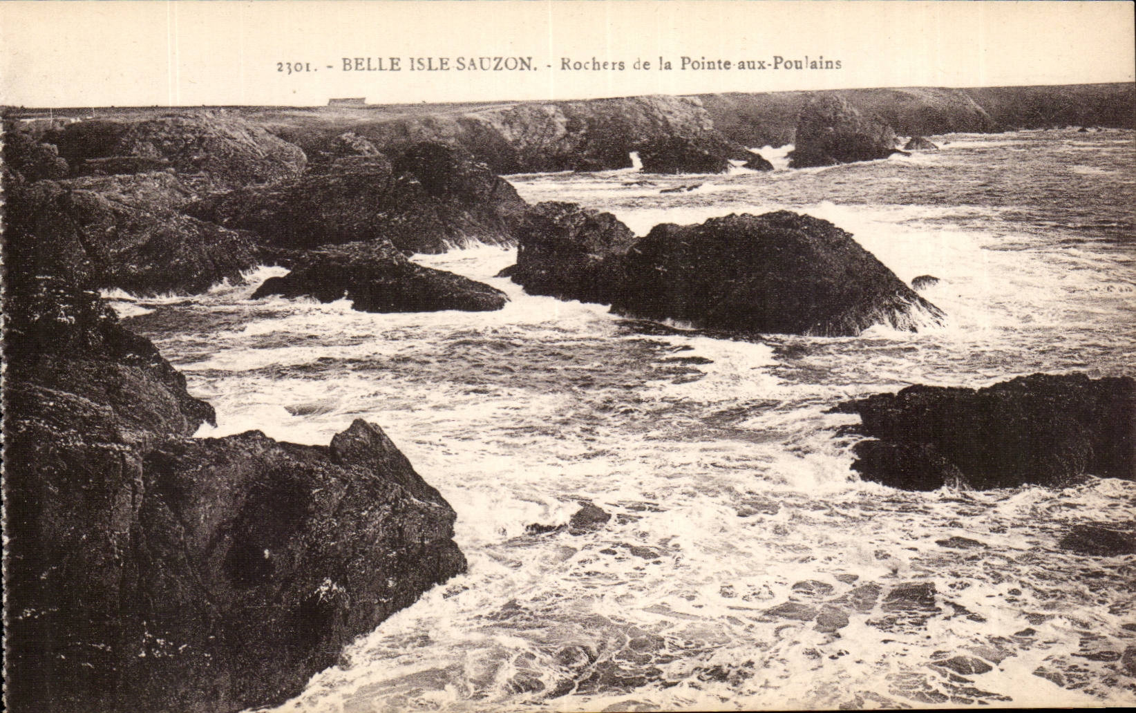 Beautiful Isle Sauzon CPA Rocks of the point to the Foalta