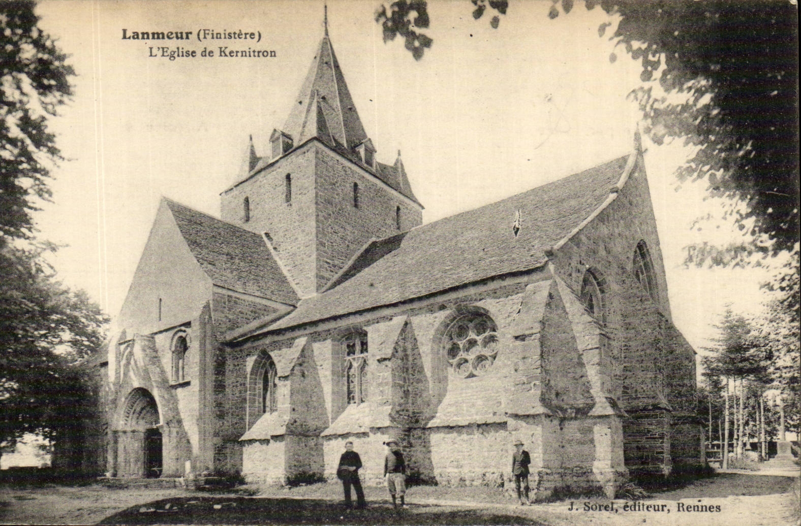 Lanmeur CPA the church of Kernitron