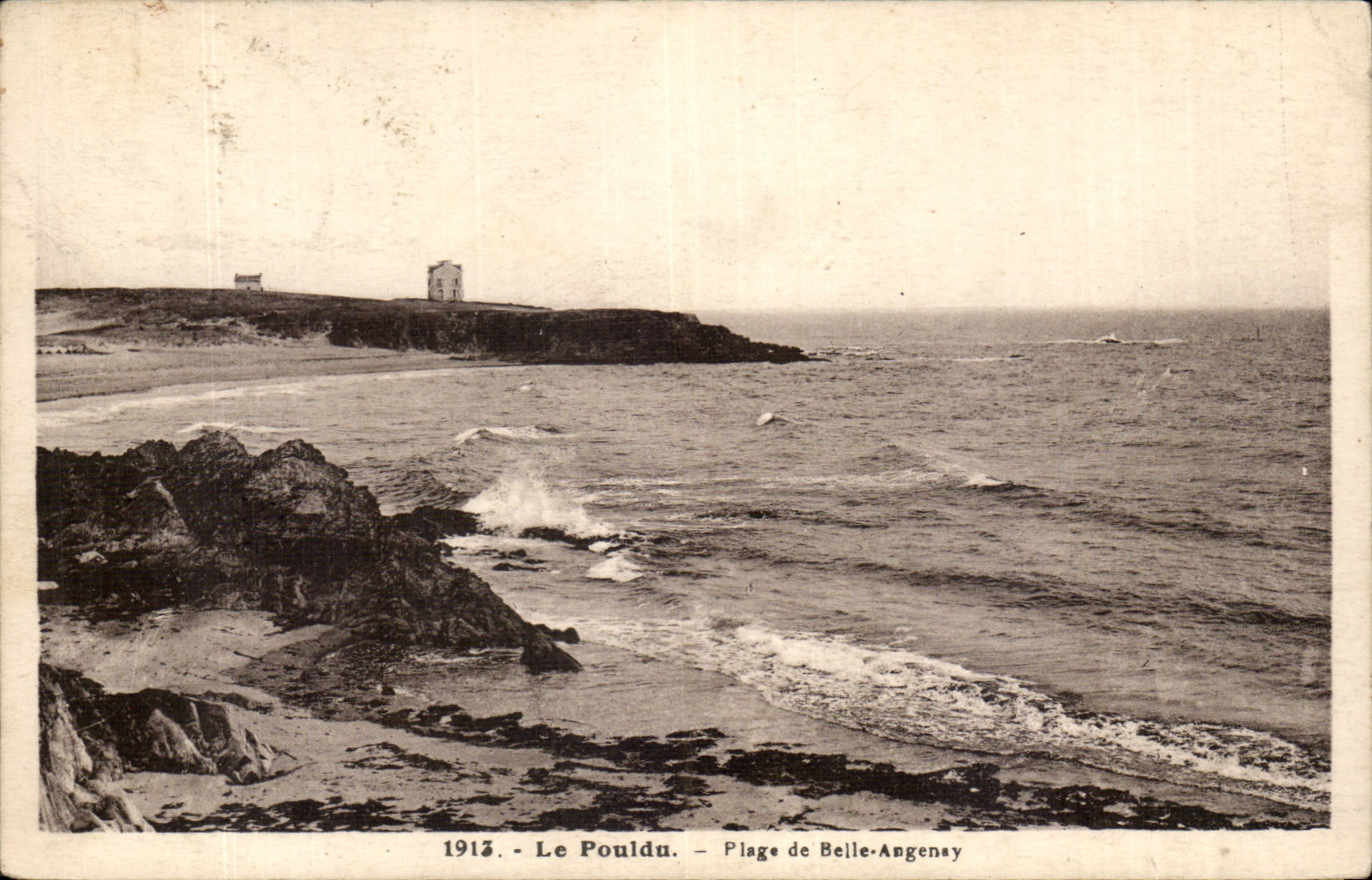 Pouldu CPA Beach of Beautiful Angenay