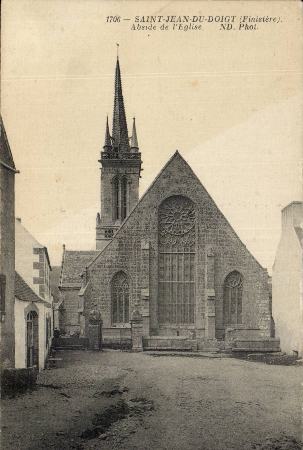 Saint Jean of Finger CPA Apse of the church