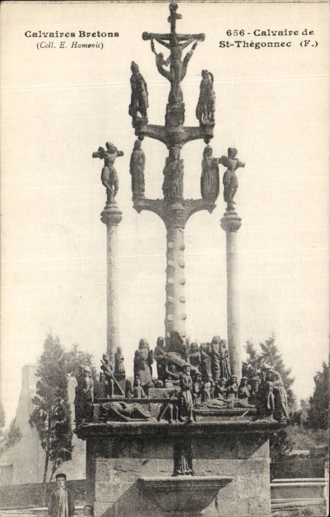 CPA Martyrdom of St Thegonnec