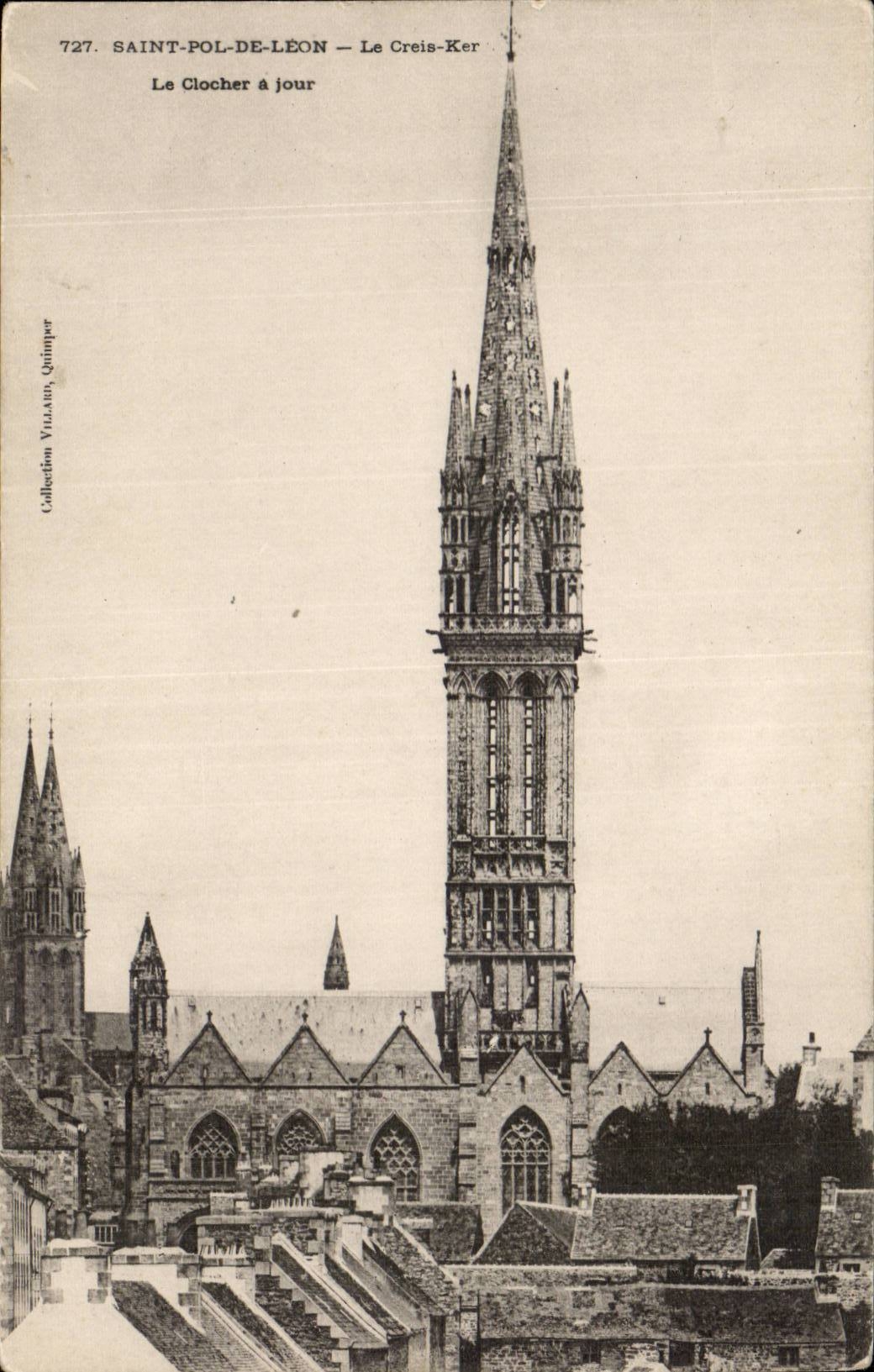 St Pol of Leon - Creisker - the up to date Bell-tower - CPA