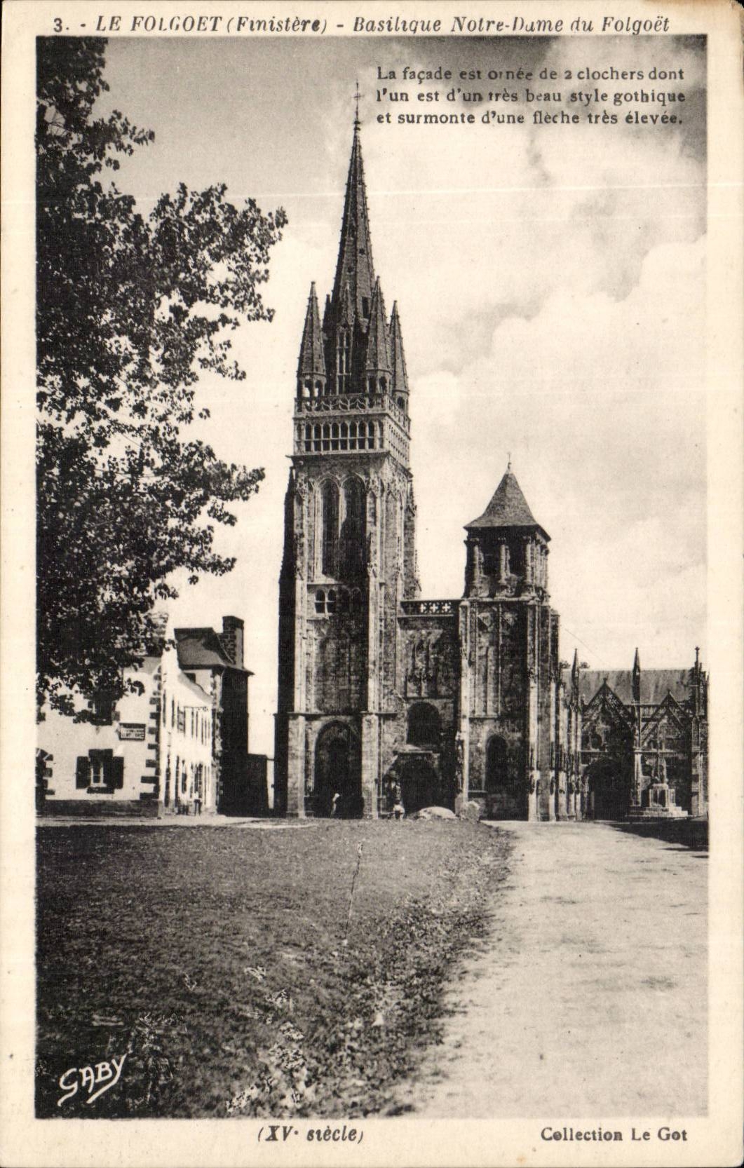 Folgoet - Basilica Notre Dame de Folgoet - CPA