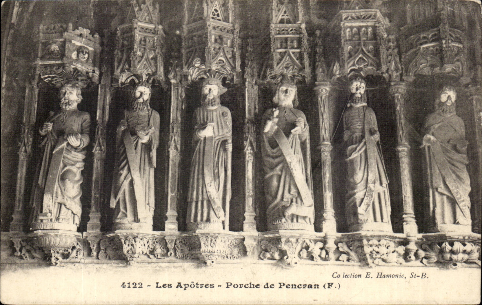 Apostles - Porch of Pencran - CPA