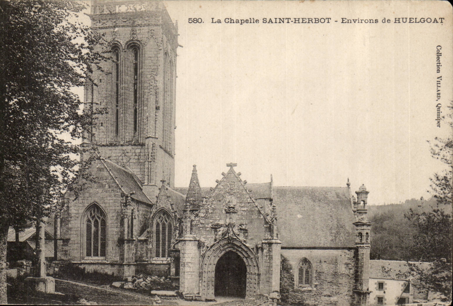 CPA cahpelle Saint Herbot Surroundings of Huelgoat