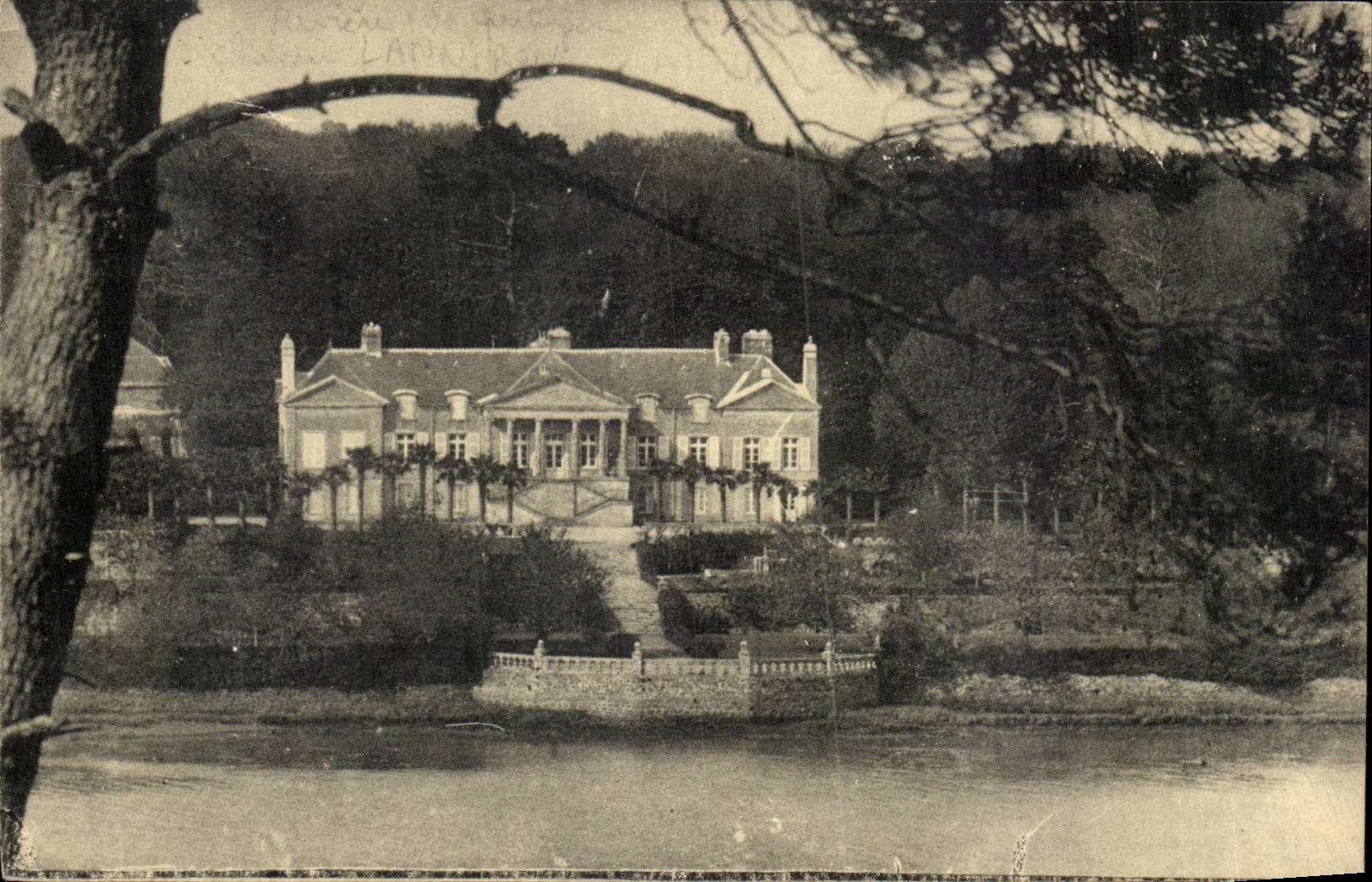 River of Quimper CPA the castle of Lanniron
