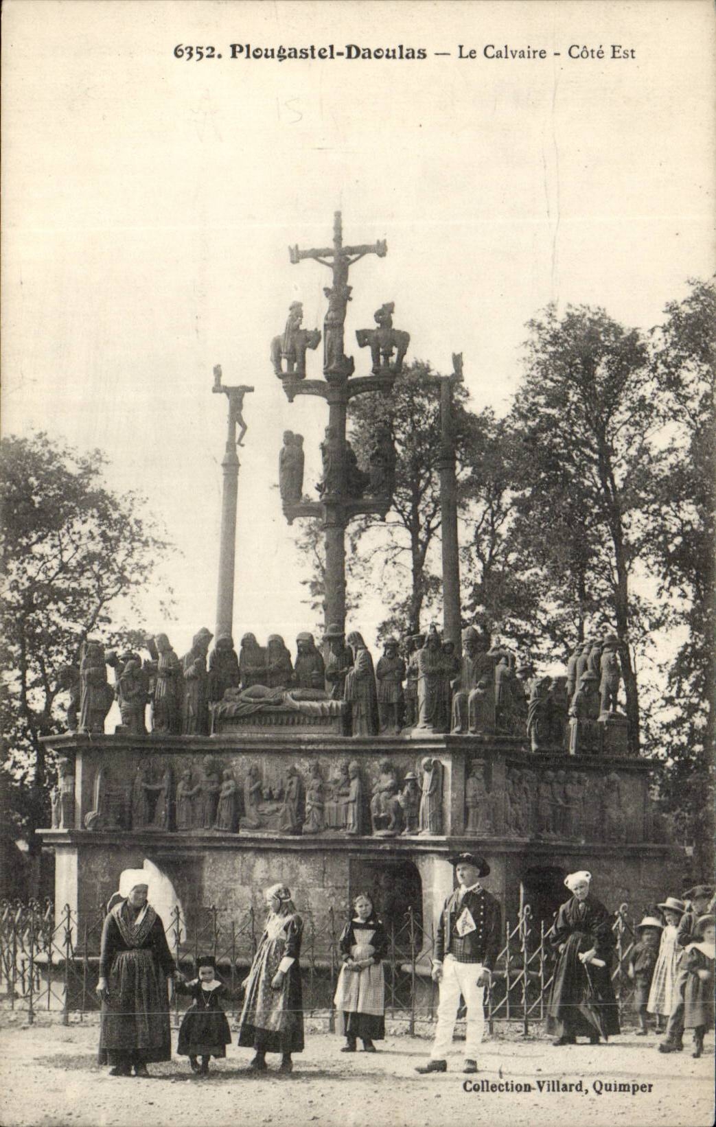 Plougastel DAoulas CPA Le calvaire Cote Esdt