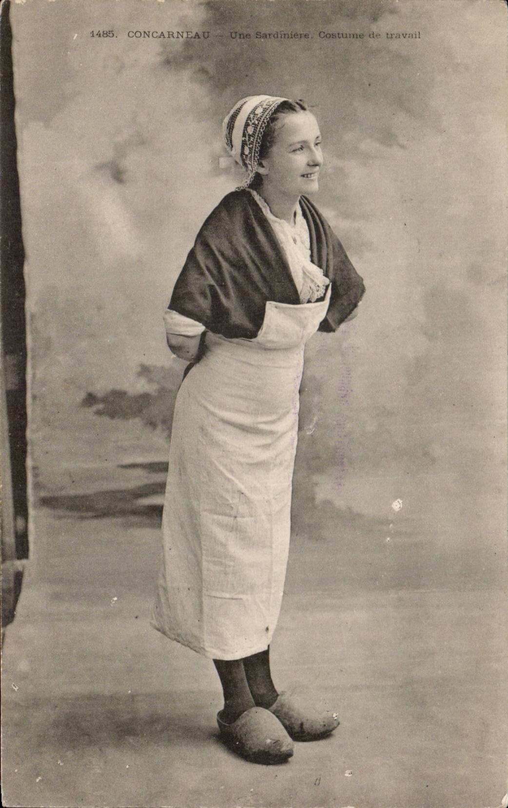 Concarneau CPA a sardiniere Costume of work (sinned trades) TOP