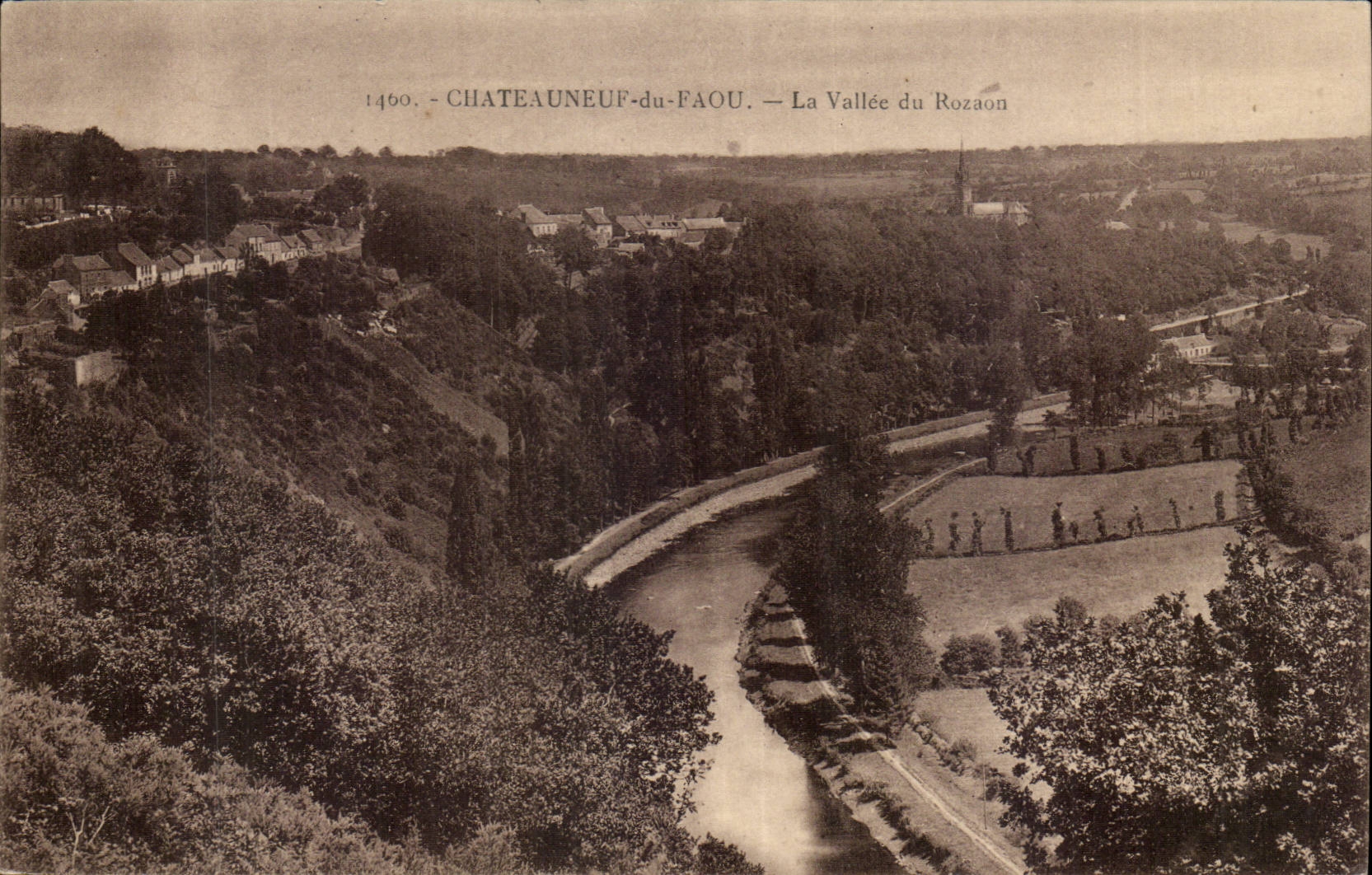 Chaetauneuf of Faou CPA the valley of Rozaon