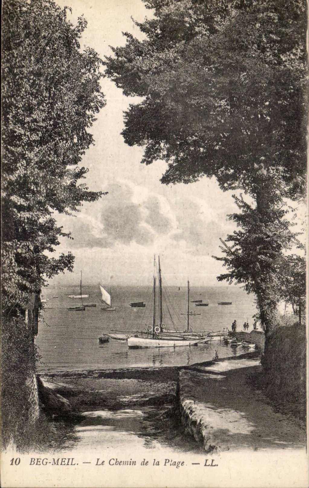 Beg Meil CPA the way of the beach