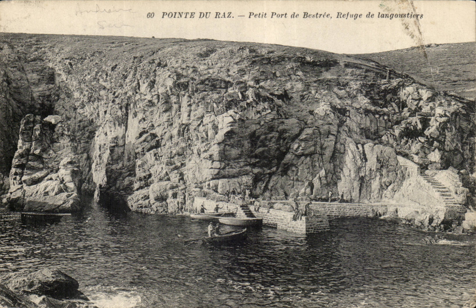 Pointe du Raz CPA Petit port de Bestree Refuge des langoustiers (langouste peche)
