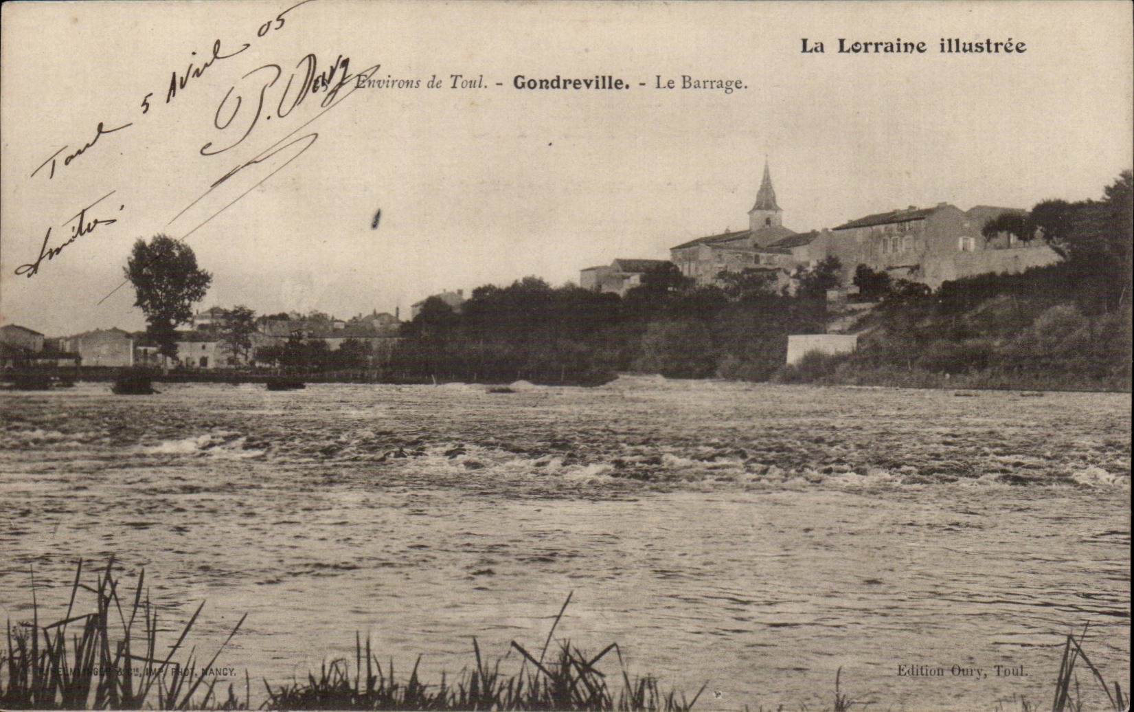 Gondreville - Le Barrage - CPA 