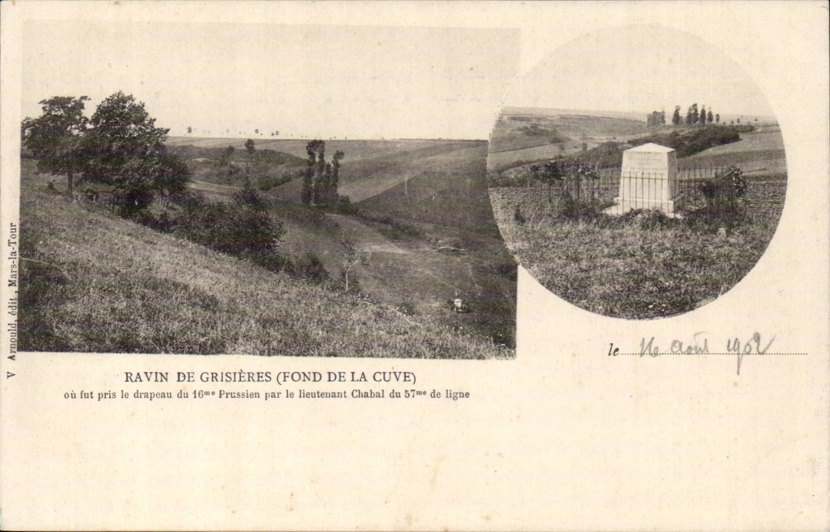 Ravin de Grisieres - Fond de La Cuve 1902 - CPA