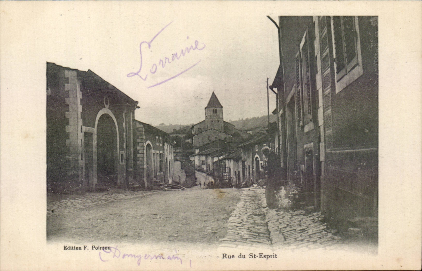 Domgermain - Street of St Spirit - CPA