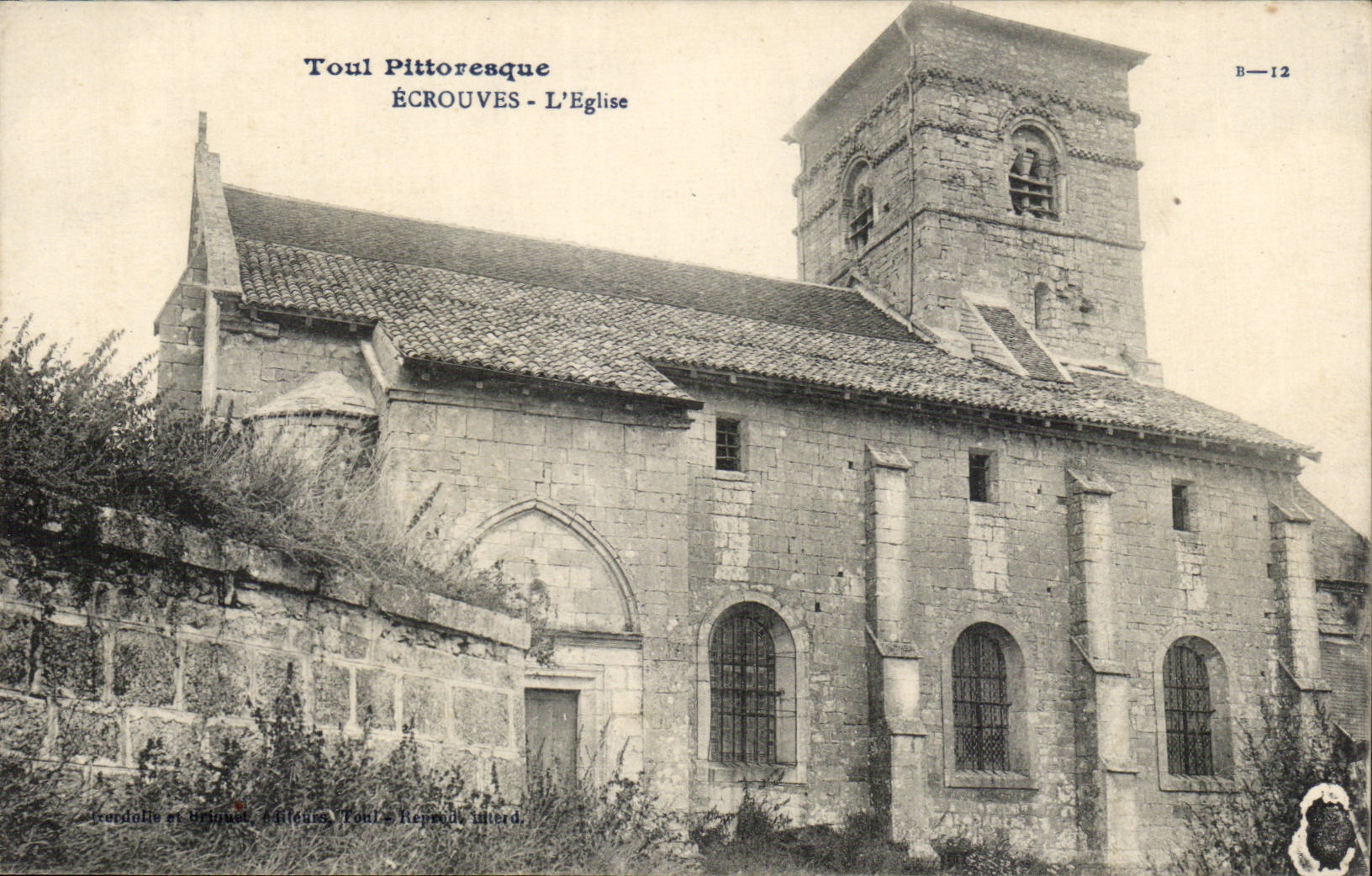 Malerisches Toul - Ecrouves die Kirche - CPA