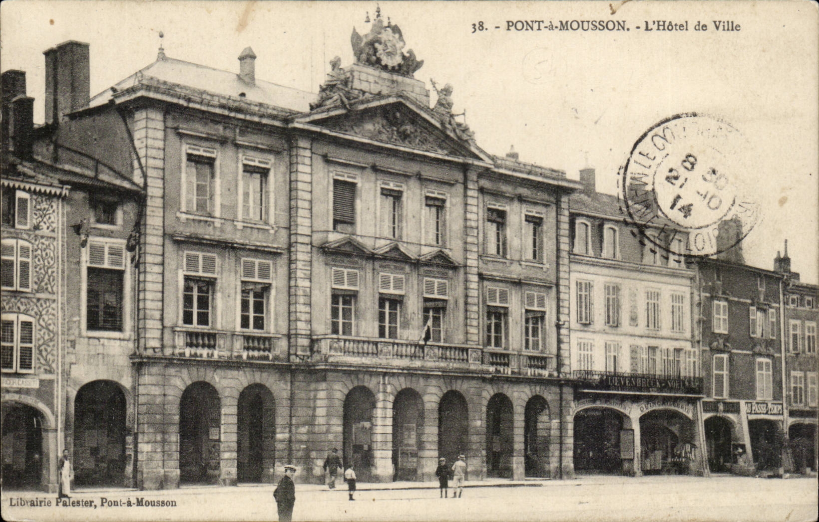 Pont has Mousson CPA the town hall