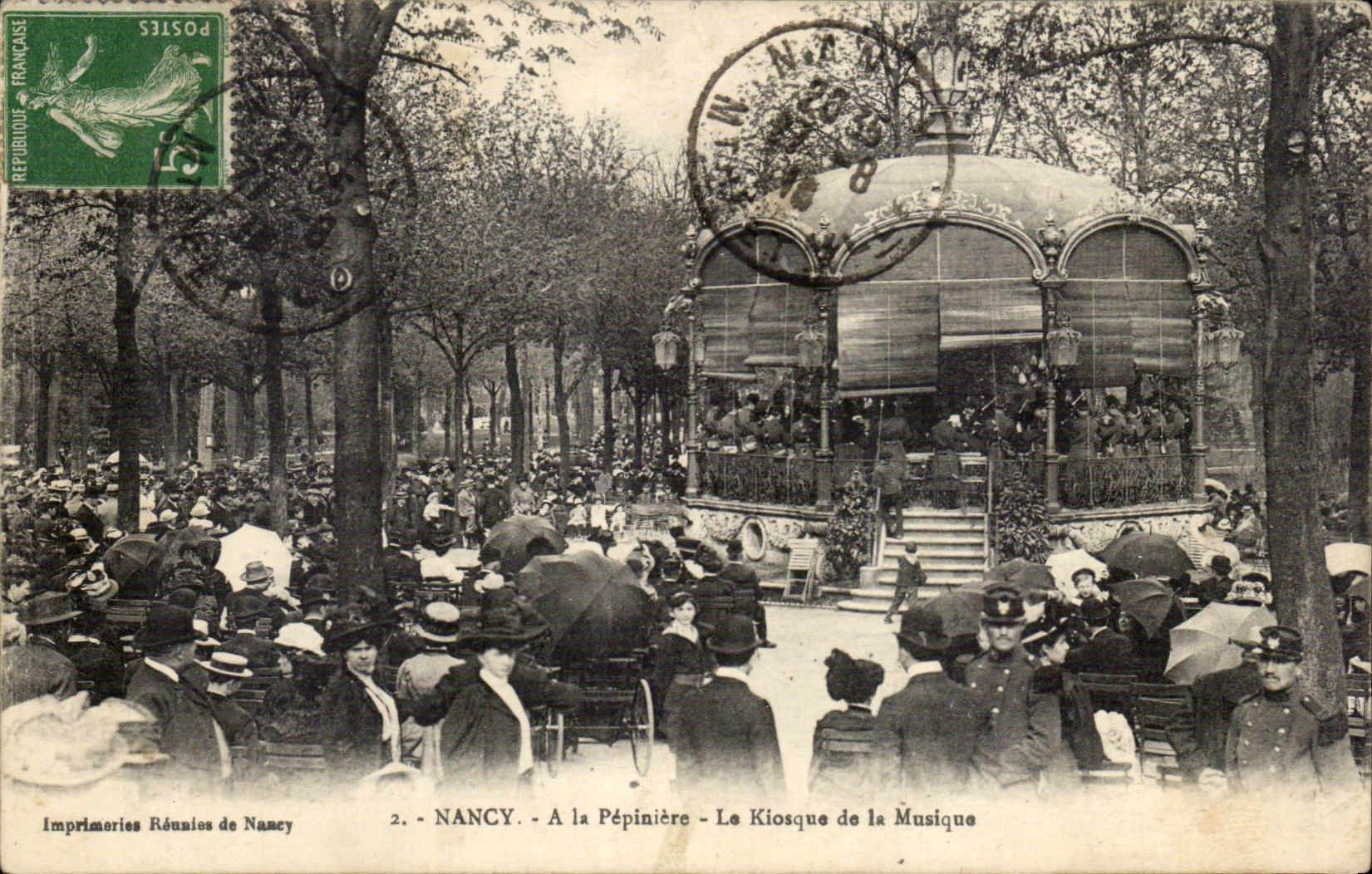 Nancy CPA A la pepiniere Le kiosque de la musique