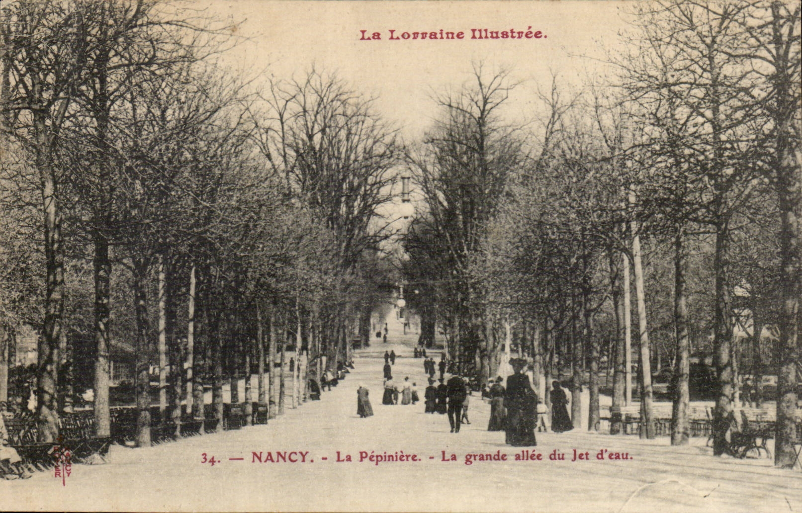 Nancy CPA La pepiniere La grande allee dit Jet d'eau