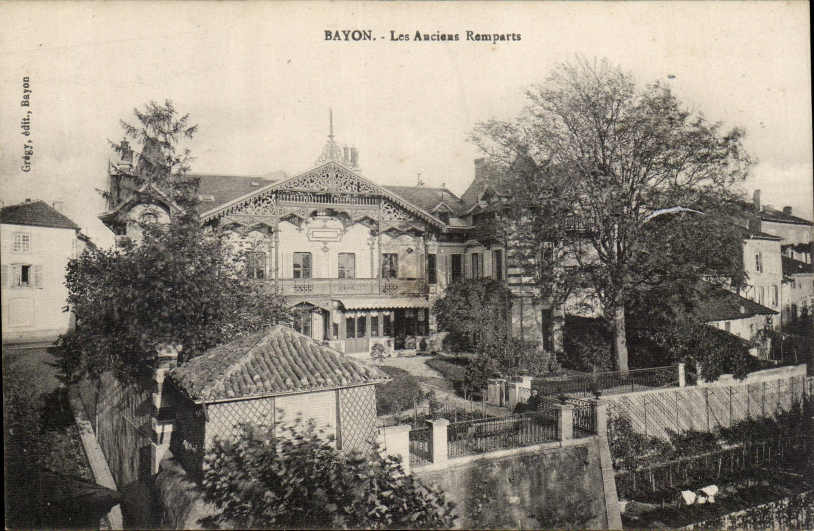Bayon CPA Les anciens remparts