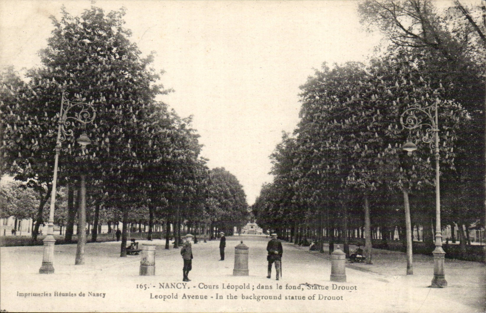 Nancy cPA Cours Leopold Statue Drouot 