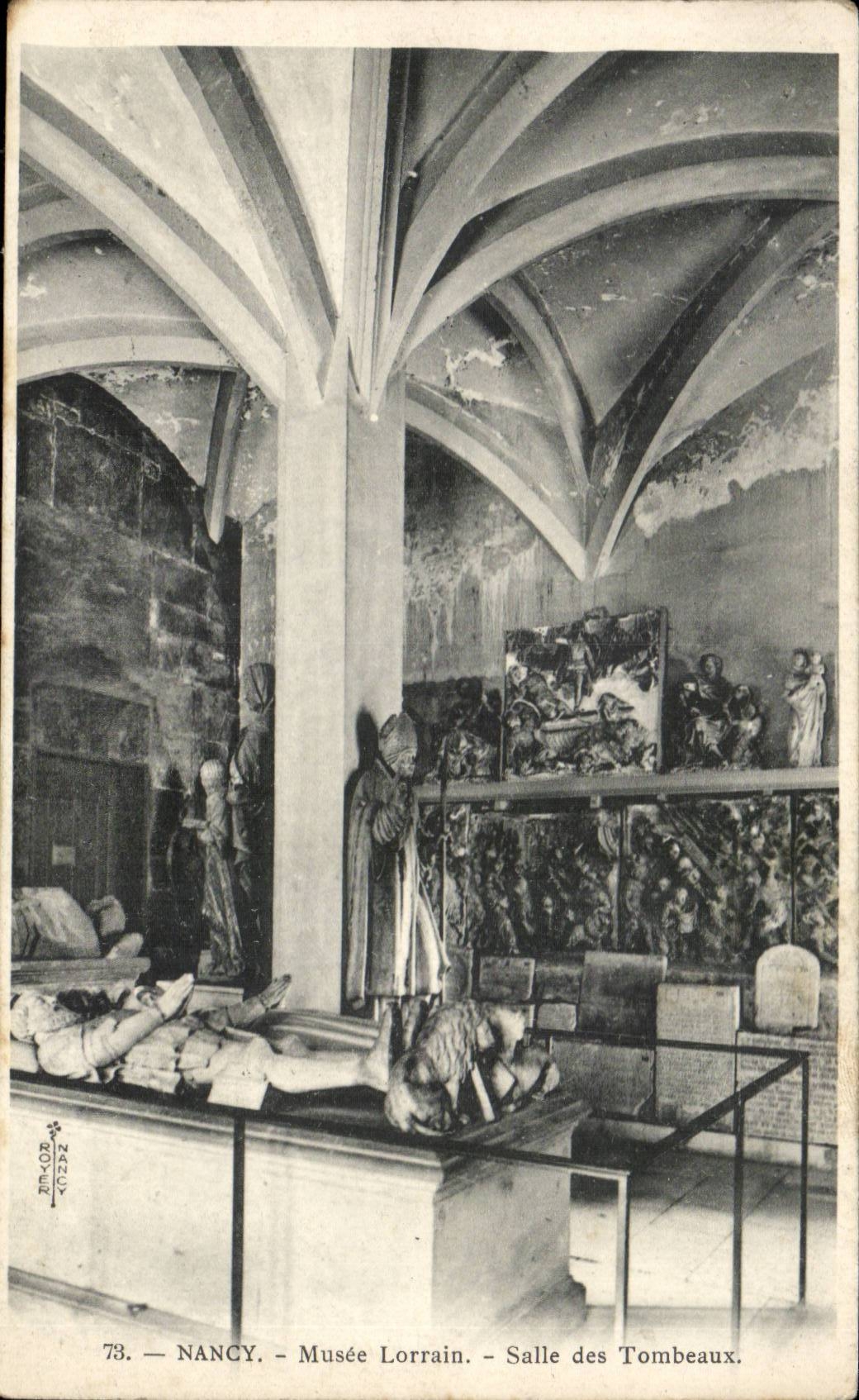 Nancy - Musee Lorraine - Salle des Tombeaux - CPA