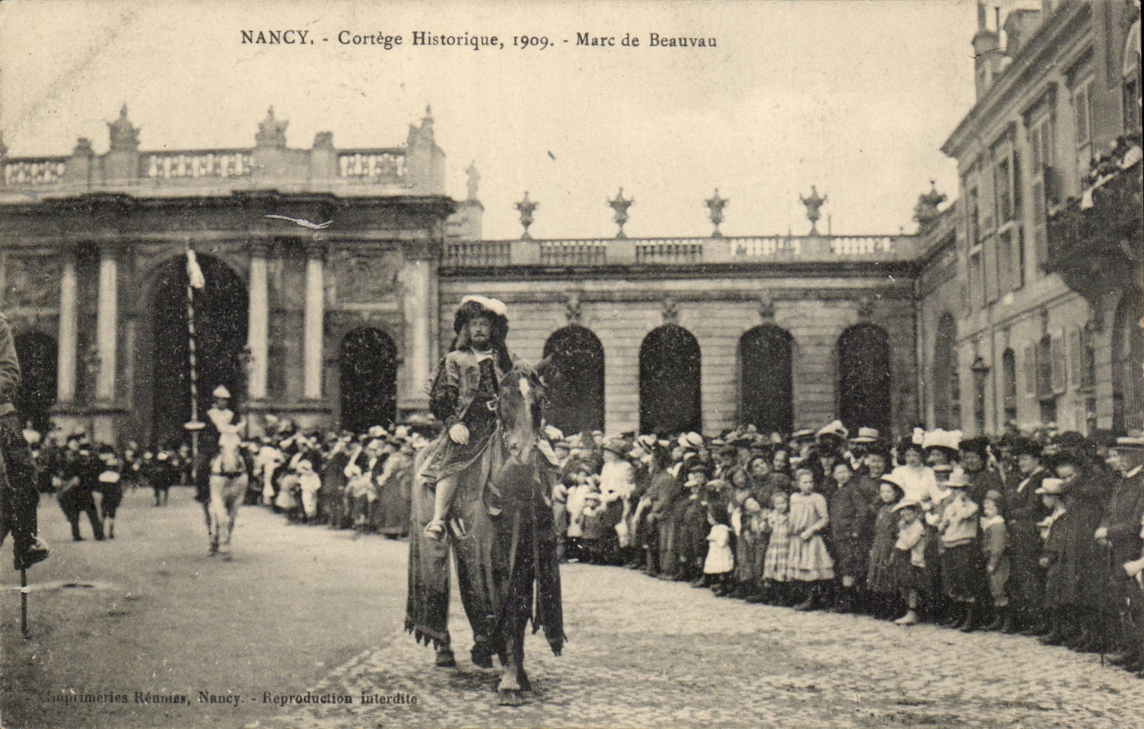 Nancy - Cortege Historique 1909 Marc de Beauvau - CPA 
