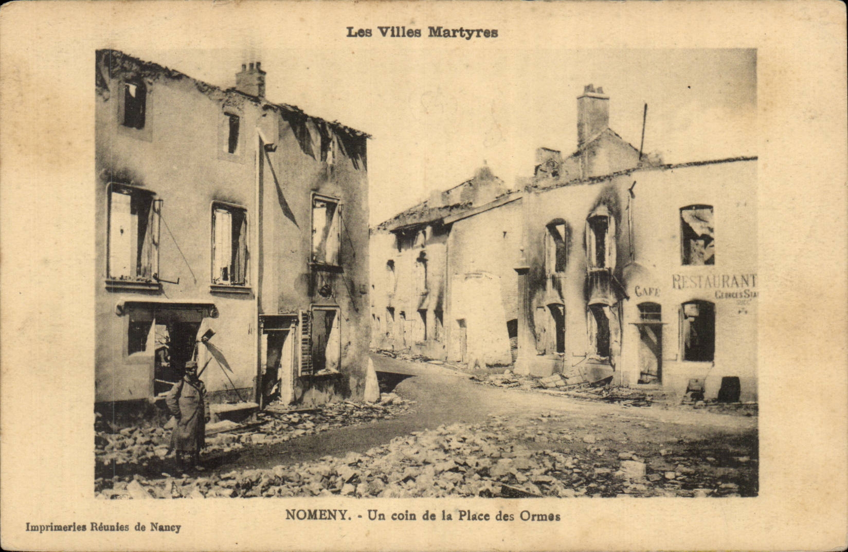 Nomeny CPA a corner of the place of the elms