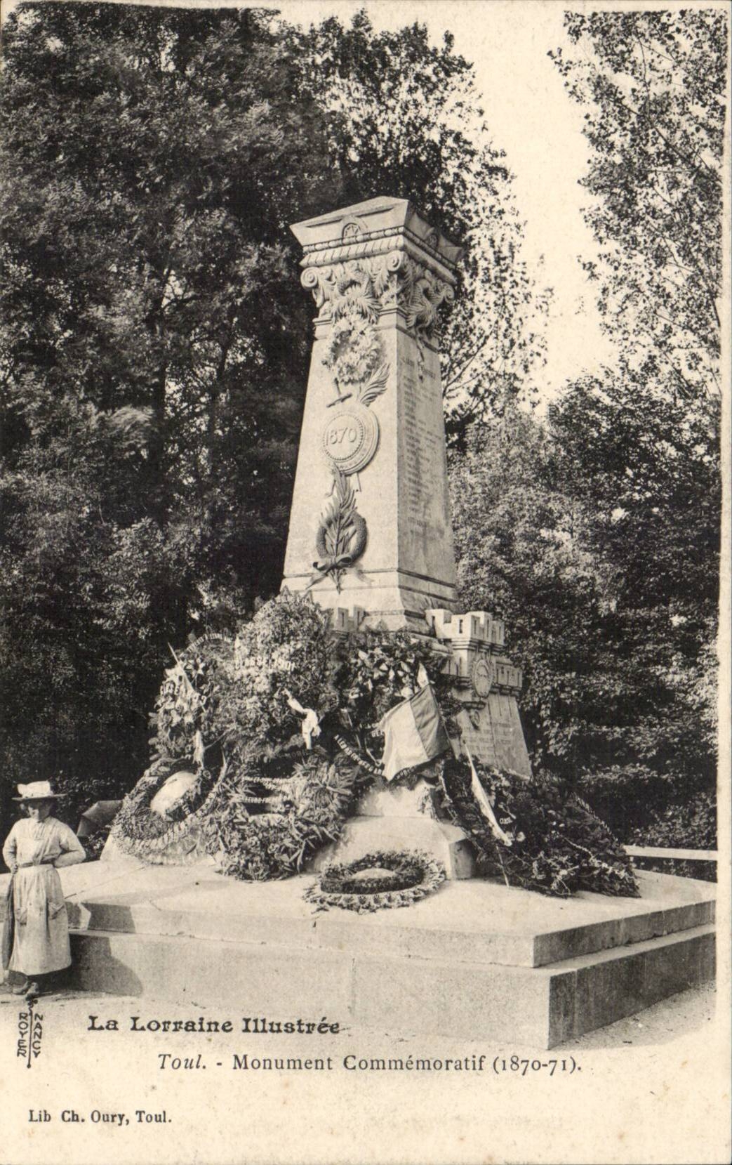 Toul CPA Denkmal 1871 1871