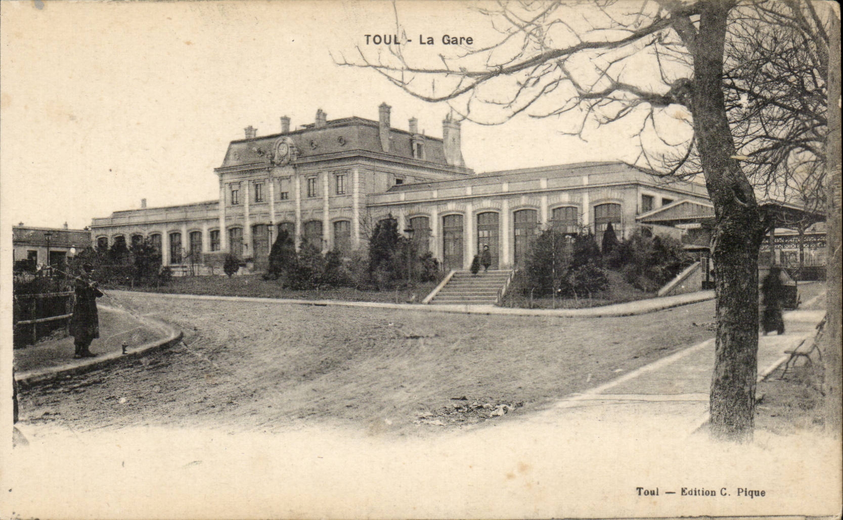 Toul CPA Bahnstation