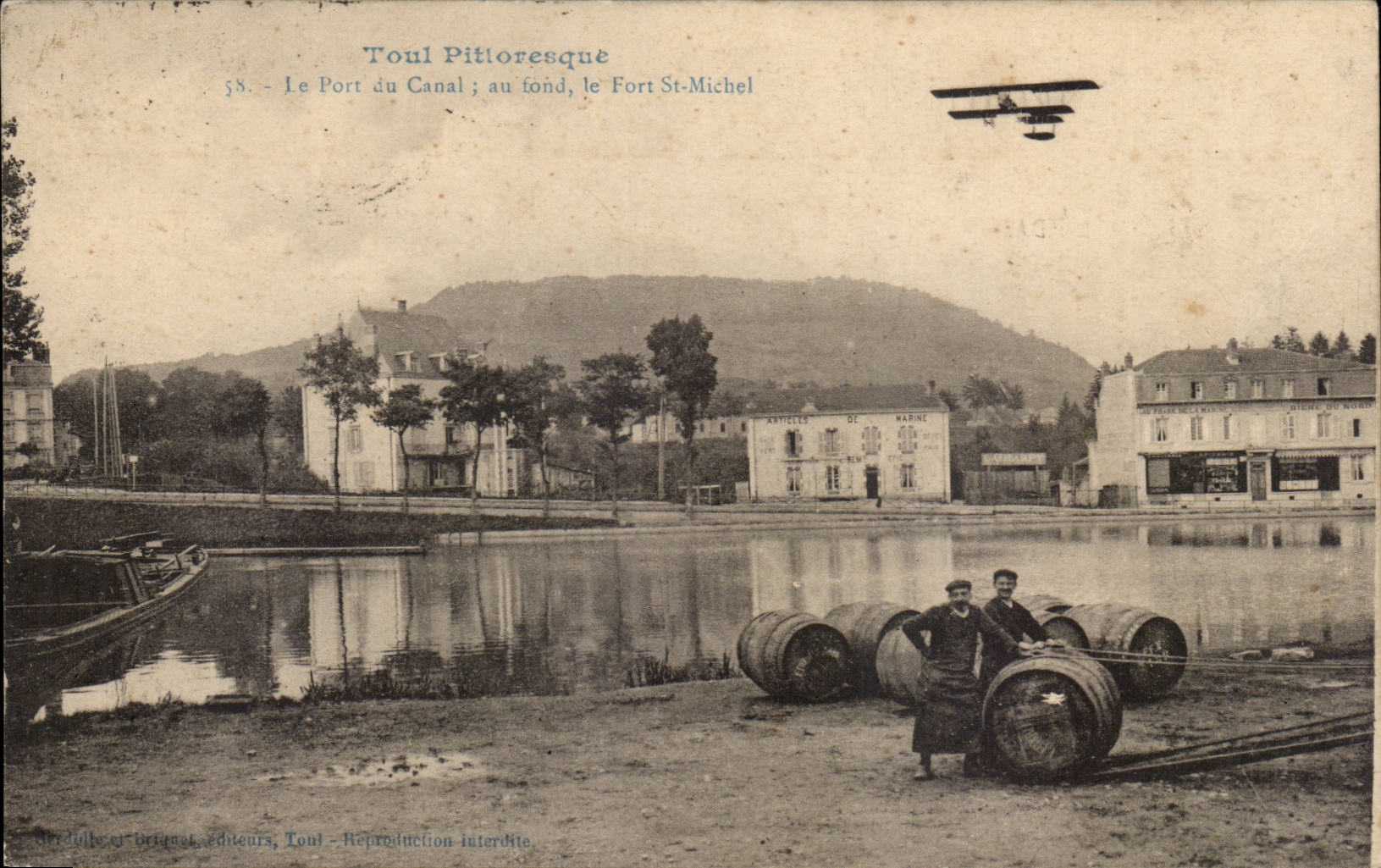 Toul CPA der Hafen des Kanals an der unteren starken Str Michel (Flache)