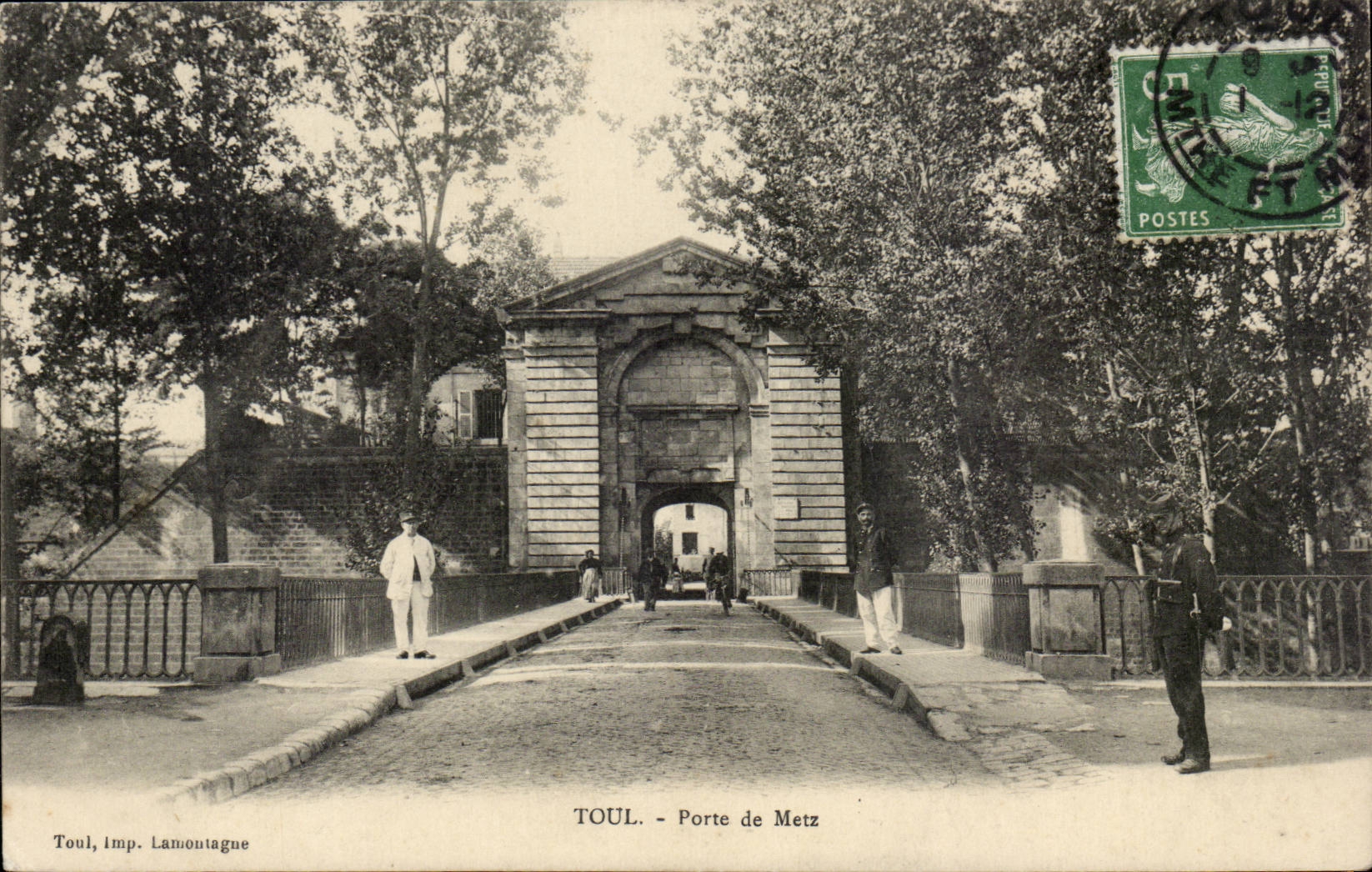 Toul CPA Gatter von Metz