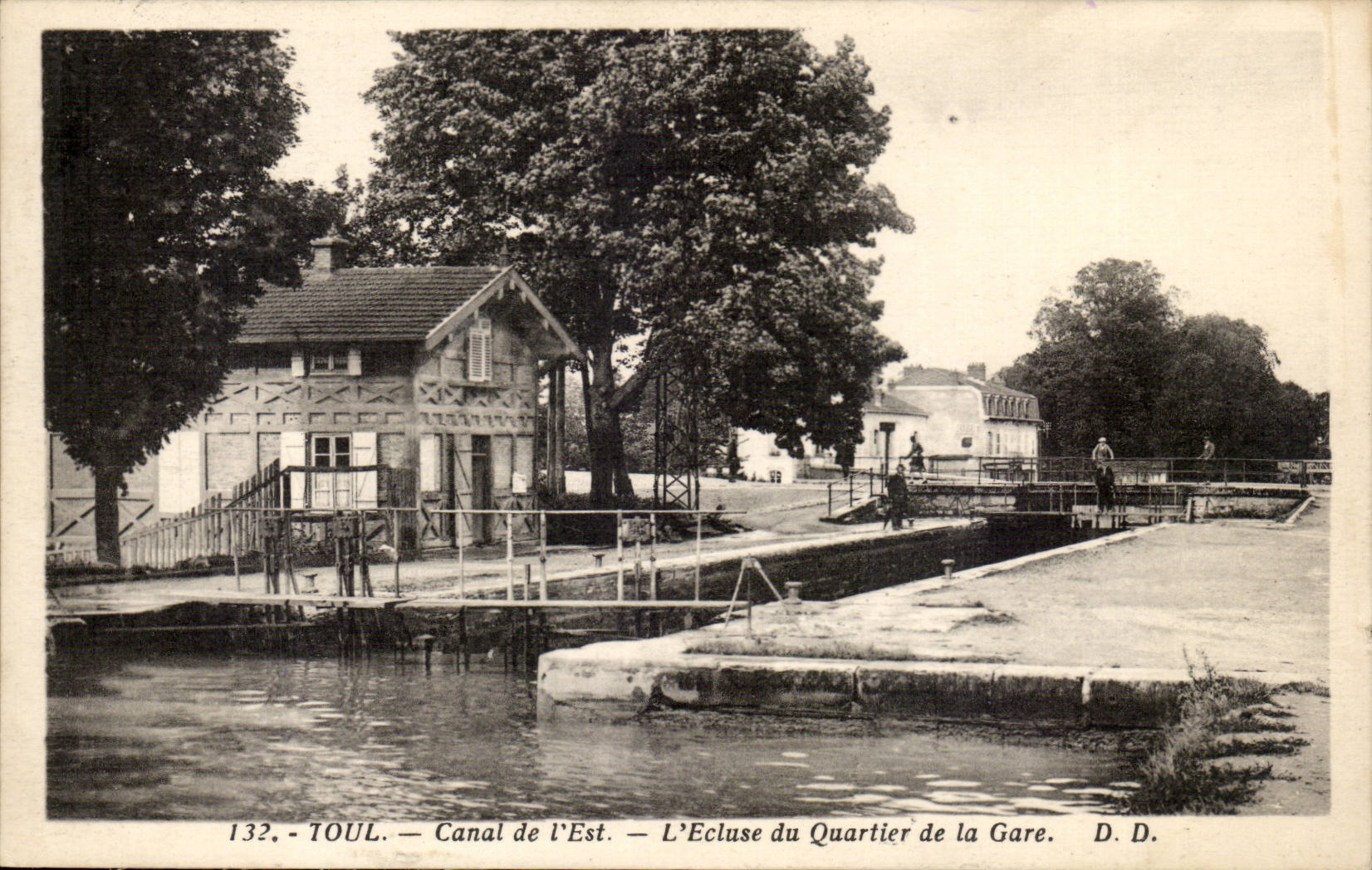 Toul CPA Kanal des Ostens der Verschluss des Bezirkes der Station