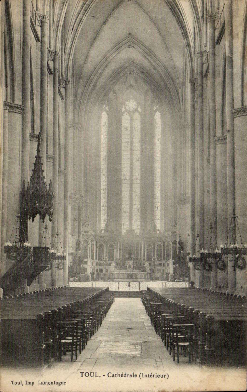Toul CPA Kathedrale (Innen)