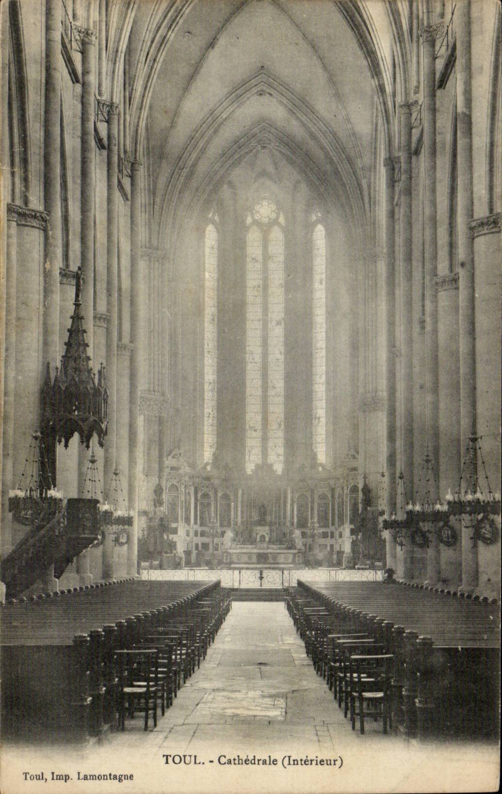 Toul CPA Kathedrale (Innen)