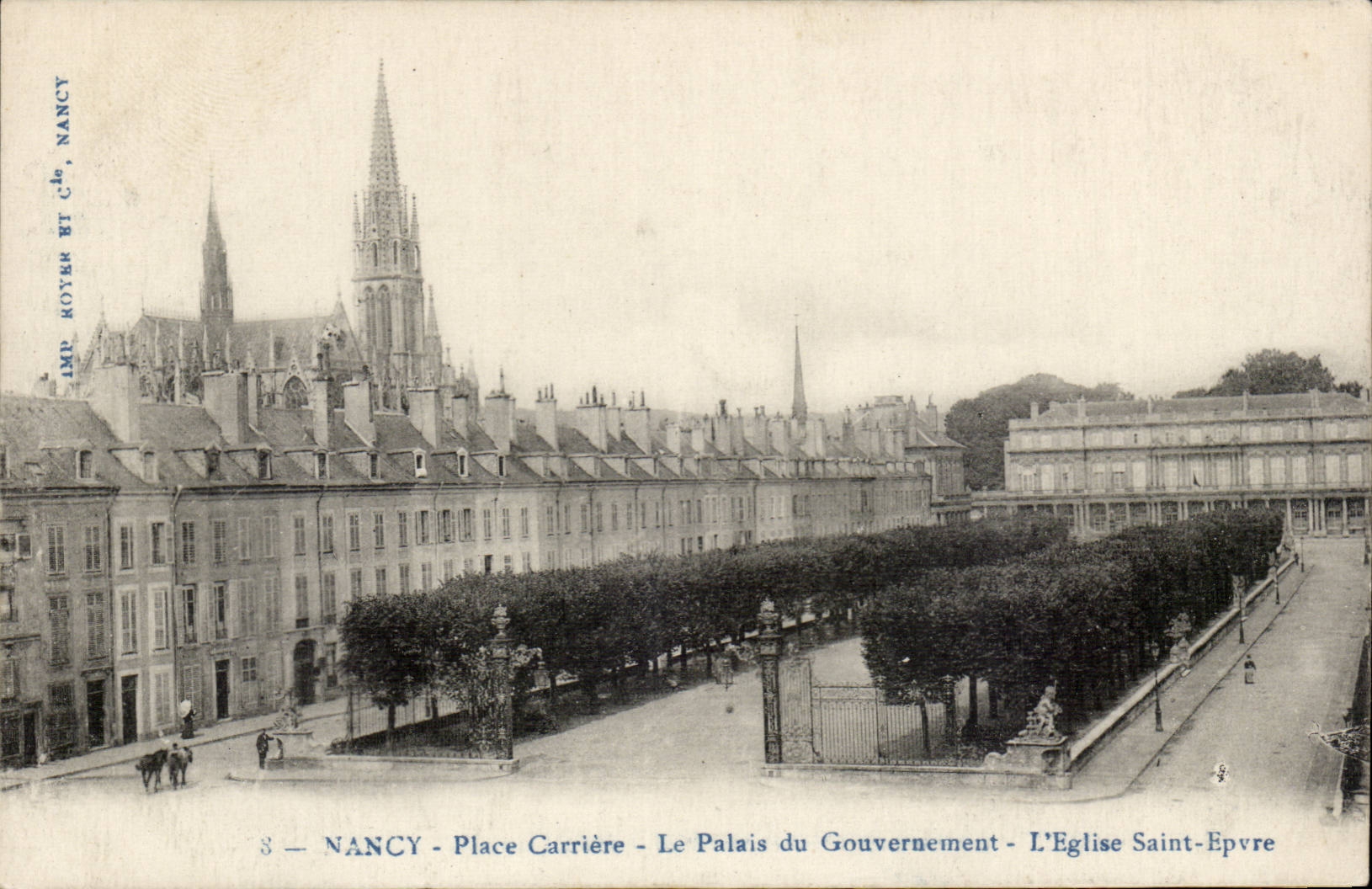 Toul CPA setzt Karriere der Gaumen der Regierung die Kirche Saint Epvre